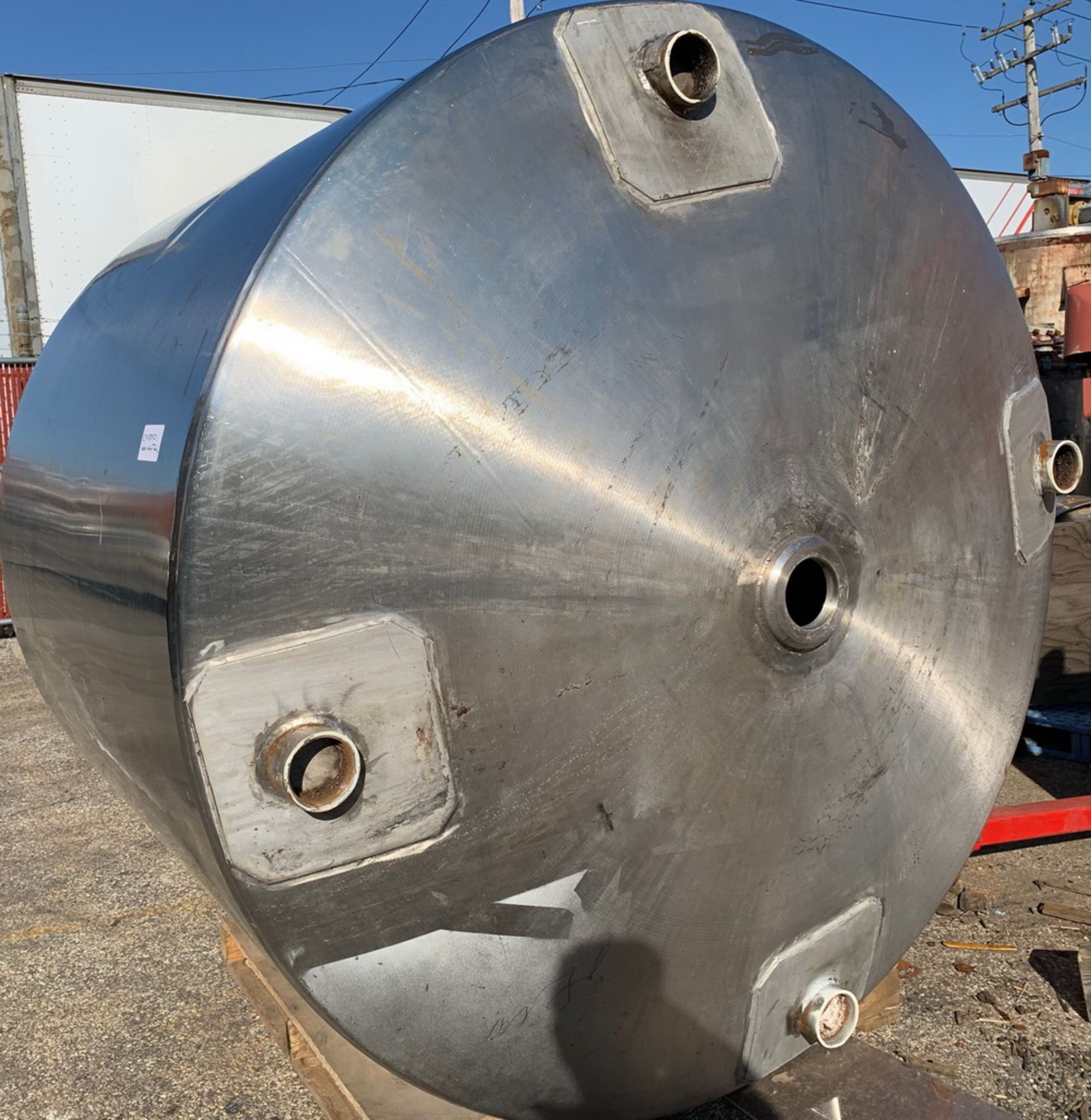 Lee 1000 gallon Stainless Steel Vertical Tank - Image 5 of 7