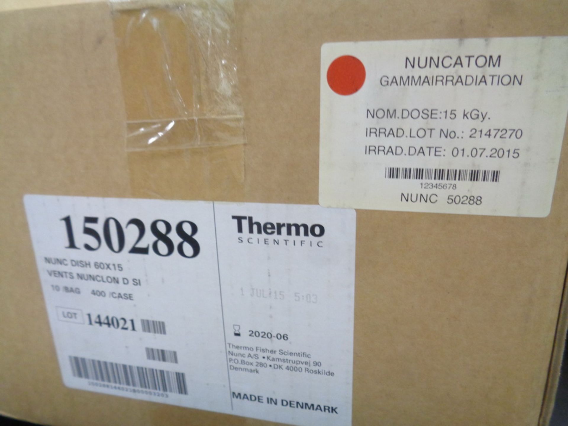 Case of Thermo NUNC Cell Culture/Petri Dishes (60 x 15), Product # 150288 - Image 2 of 2