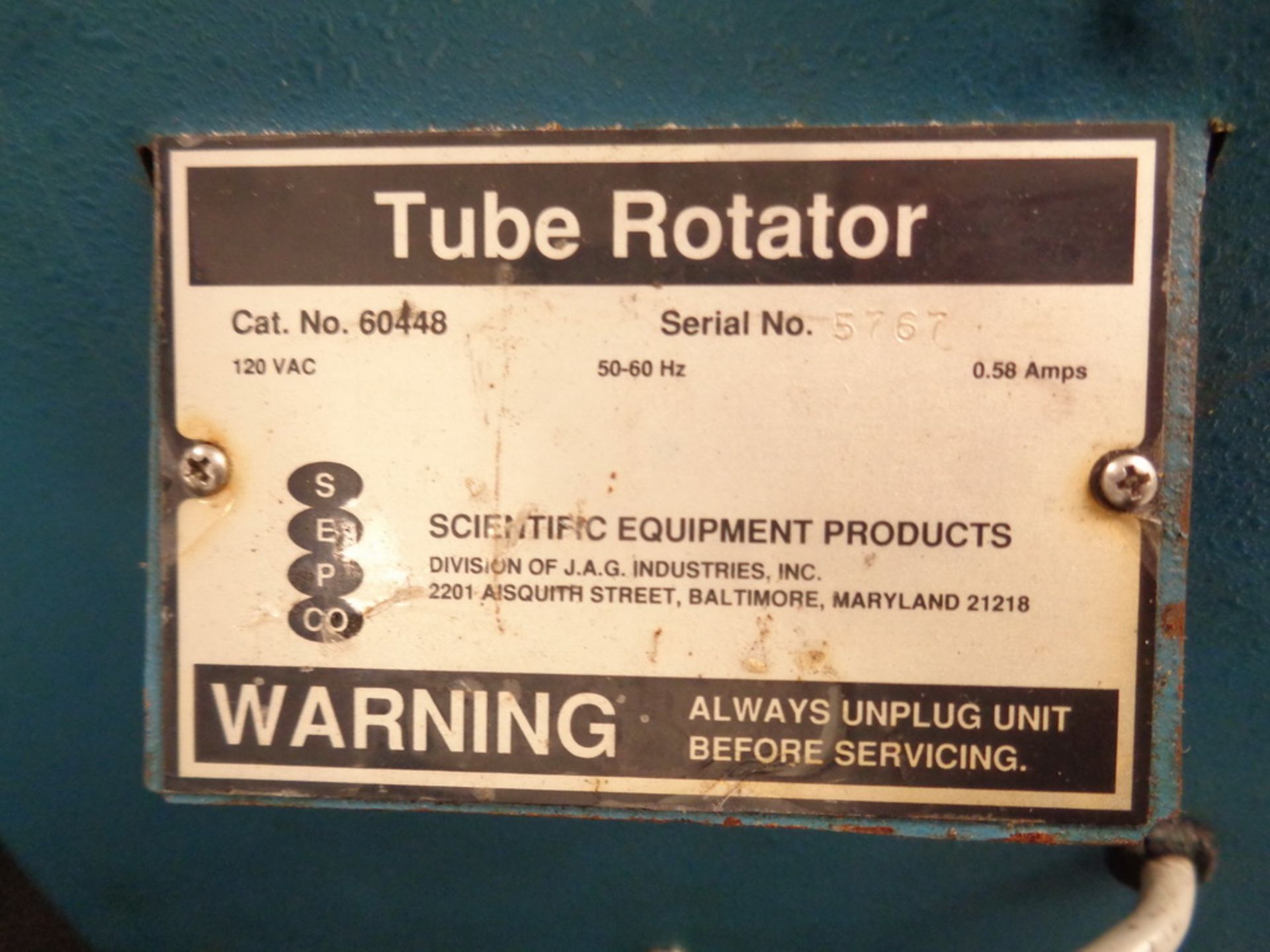 (2) Scientific Equipment Products Tube Rotator - Image 3 of 3