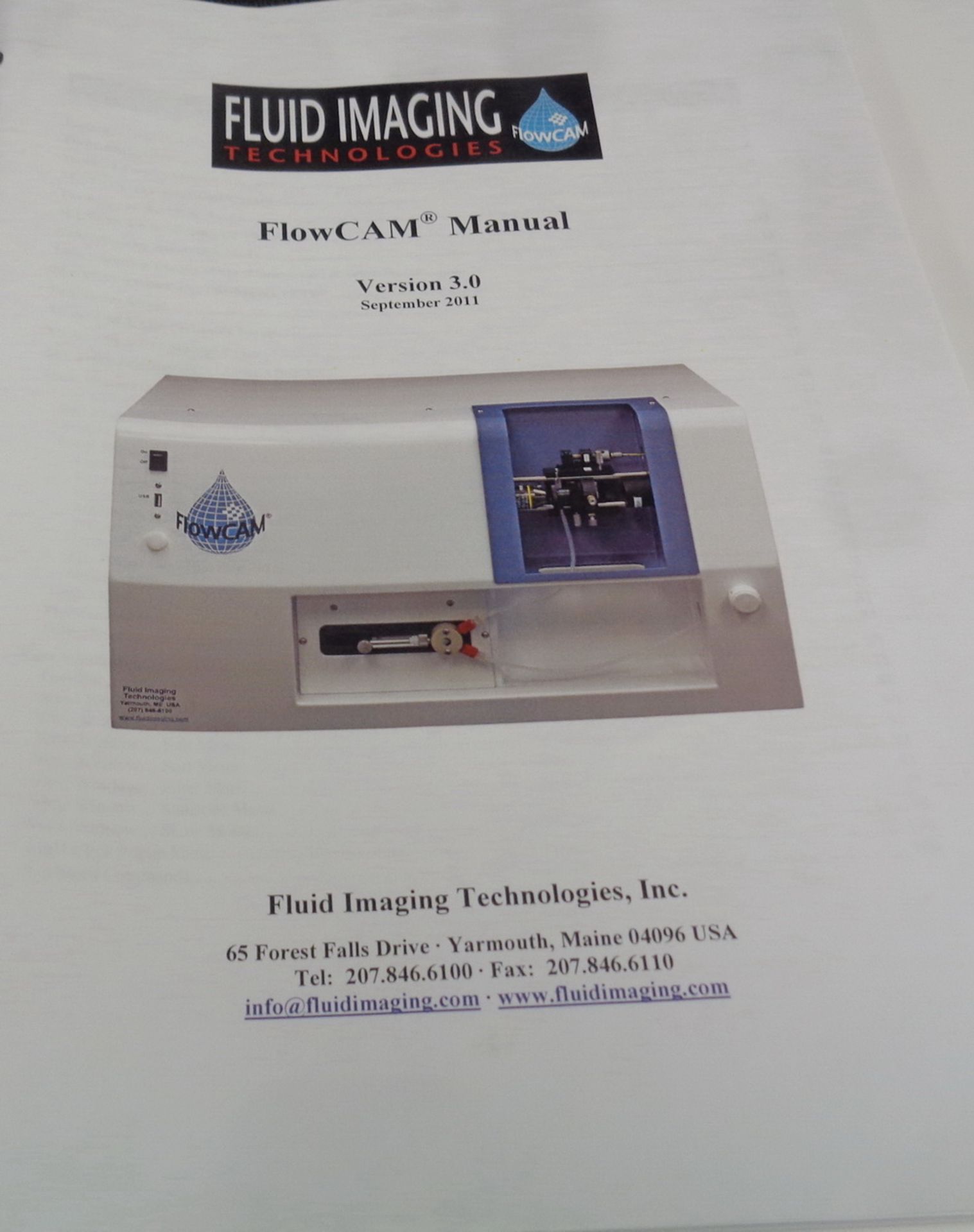 Fluid Imaging Technologies Flow CAM Automatic Rapid Particle Analyzer - Image 2 of 6