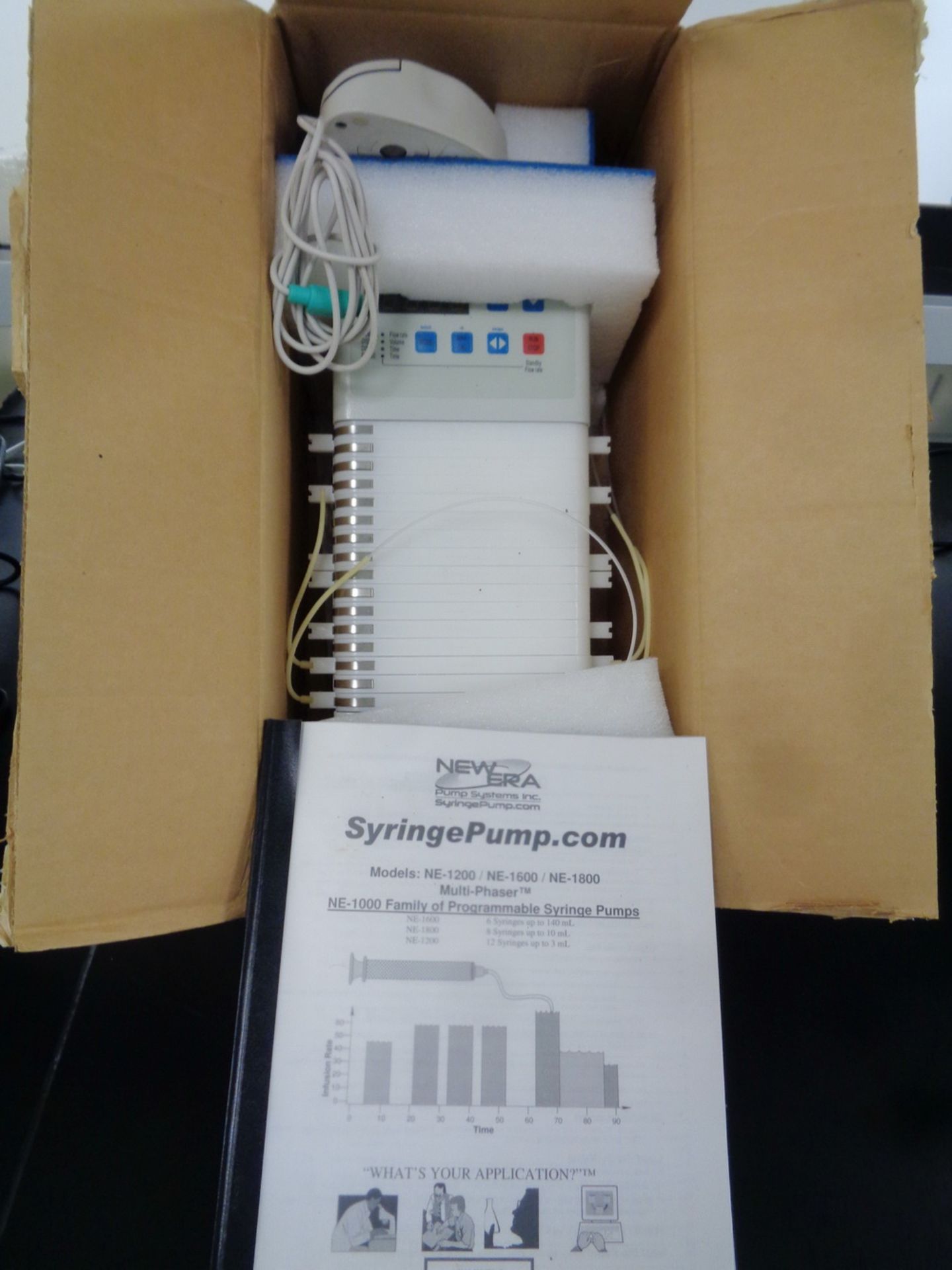 New Era (Idex) NE-1000 Syringe Pump, S/N 214470-1