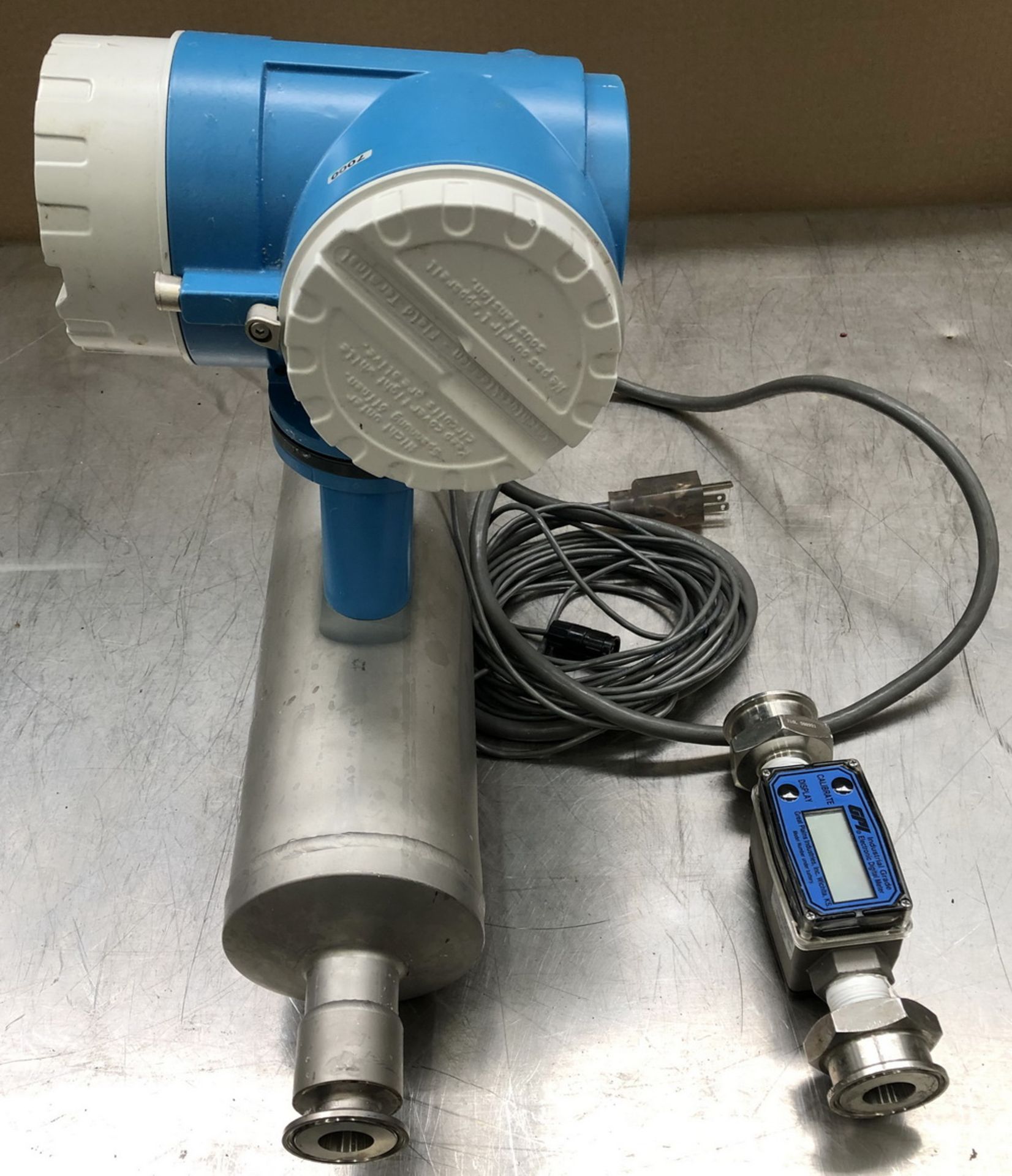 Endress and Hauser Promass Flow Meter, 1" triclamp; with GPI Electronic Flow Meter - Image 2 of 6