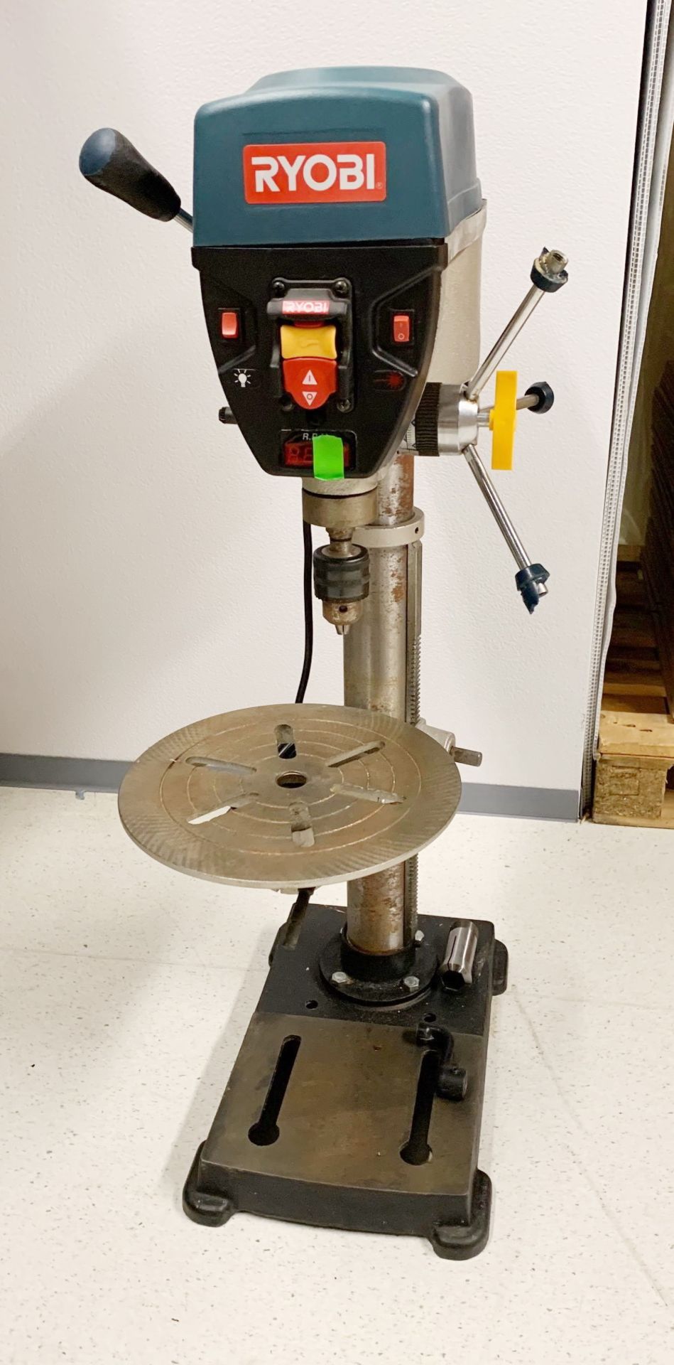 Ryobi Vertical Drill Press, Model DP121L, S/N AZ080433420