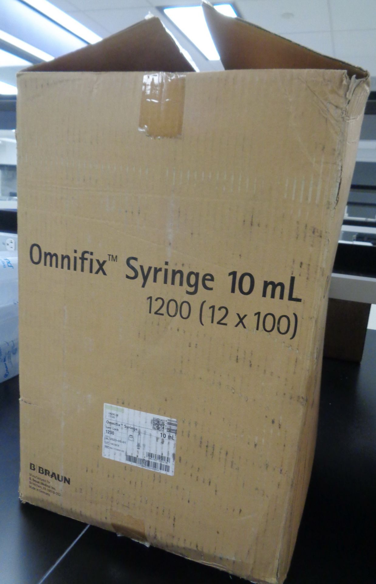 Box of B Braun Omnifix Syringe, 10 ml (12 x 100)
