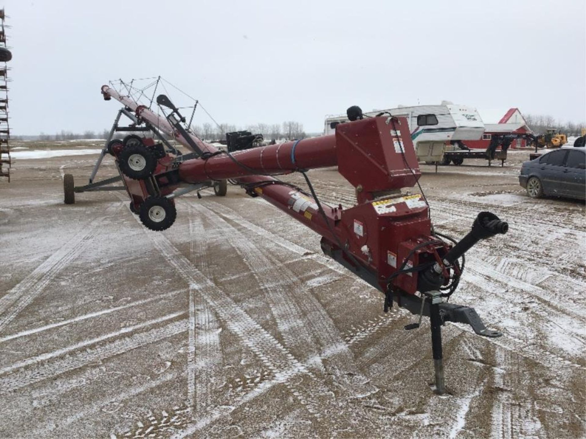 88 Meridian SLMD10-72 10in x 72Ft Swing Out Auger 540PTO, Remote Kramble Hyd Drive & Lift on Swing