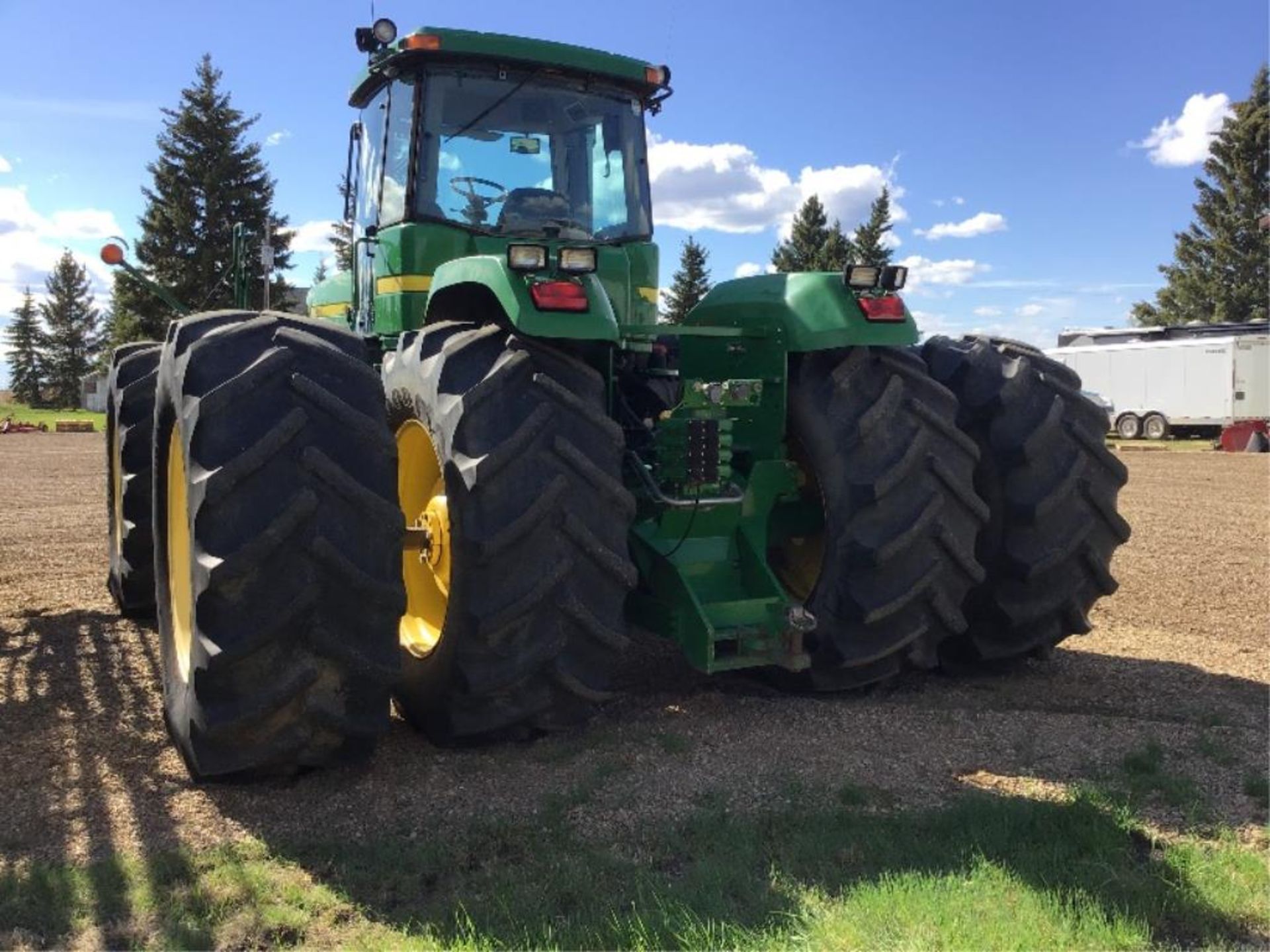 1997 John Deere 9300 4wd Tractor 710 70R/38 Duals, Rear Weights, 4-Hyd, 24 Spd Power Sync Trans, 699 - Image 6 of 26
