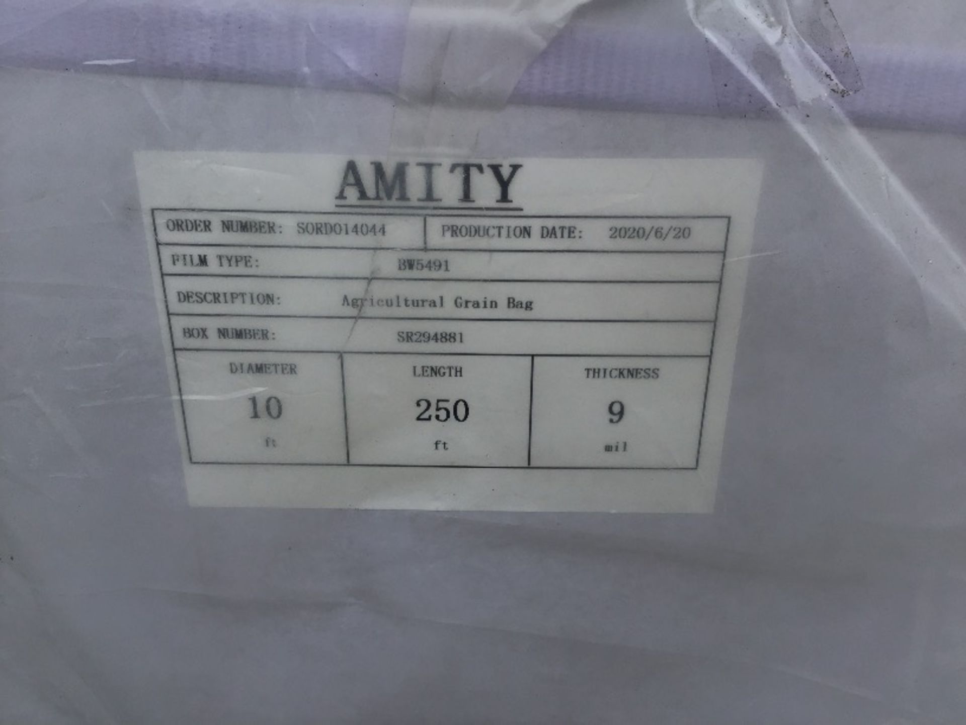 Amity 10Ft X 25Ft Grain Bag 9mm Thickness - Image 2 of 2