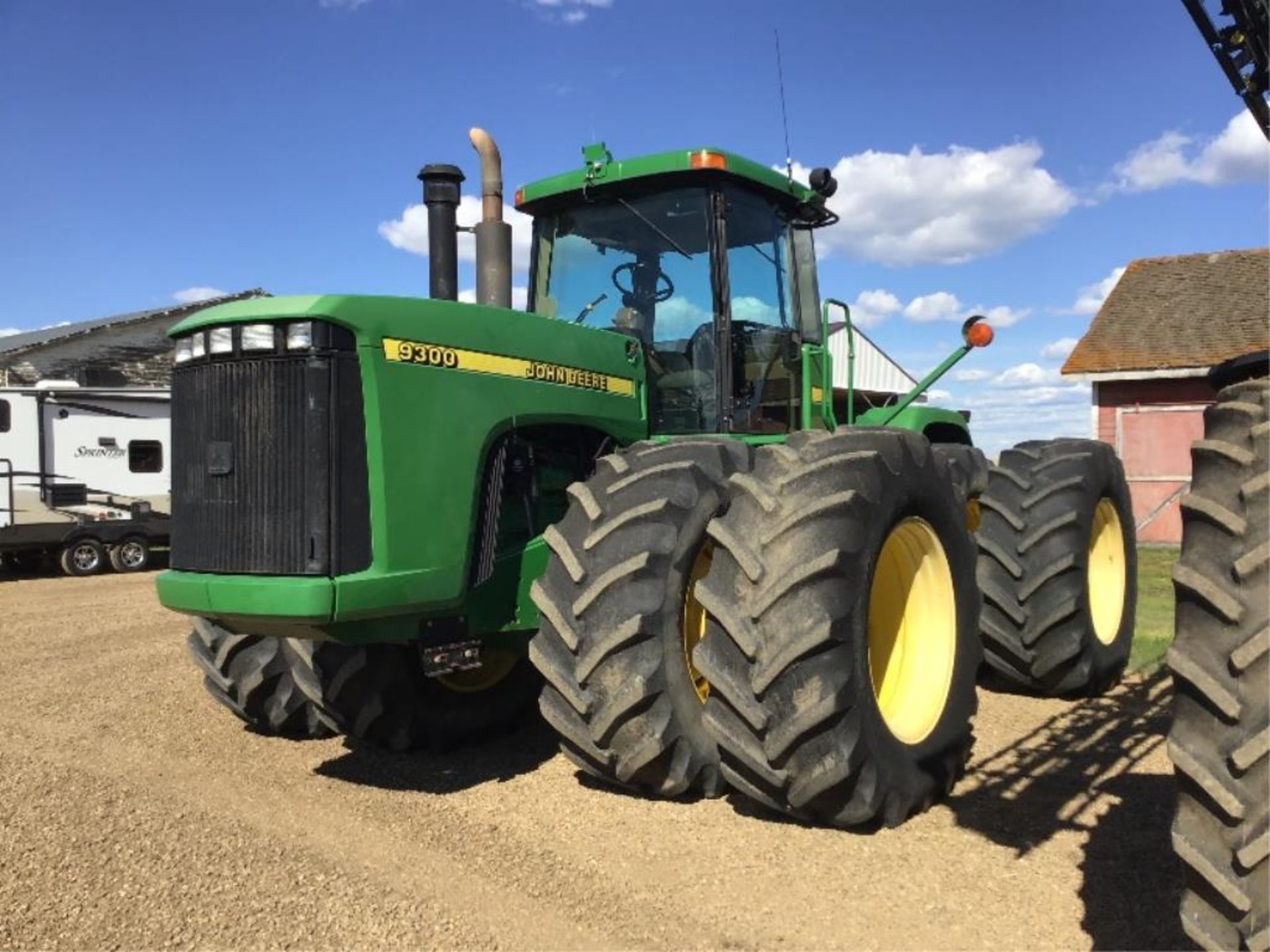 1997 John Deere 9300 4wd Tractor 710 70R/38 Duals, Rear Weights, 4-Hyd, 24 Spd Power Sync Trans, 699