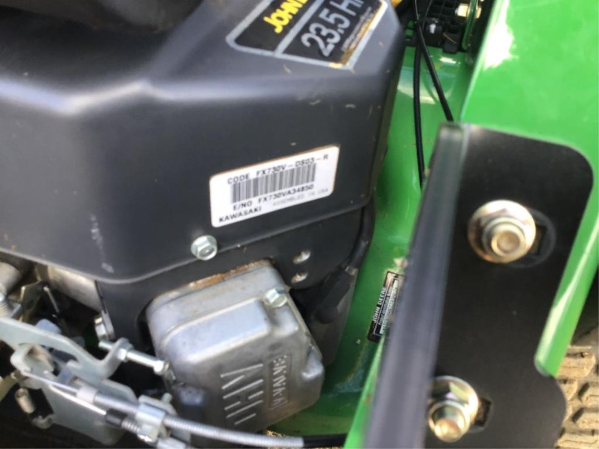 "2012 John Deere Z920A Zero Turn Mower w/Blower & Bagger - Image 4 of 12