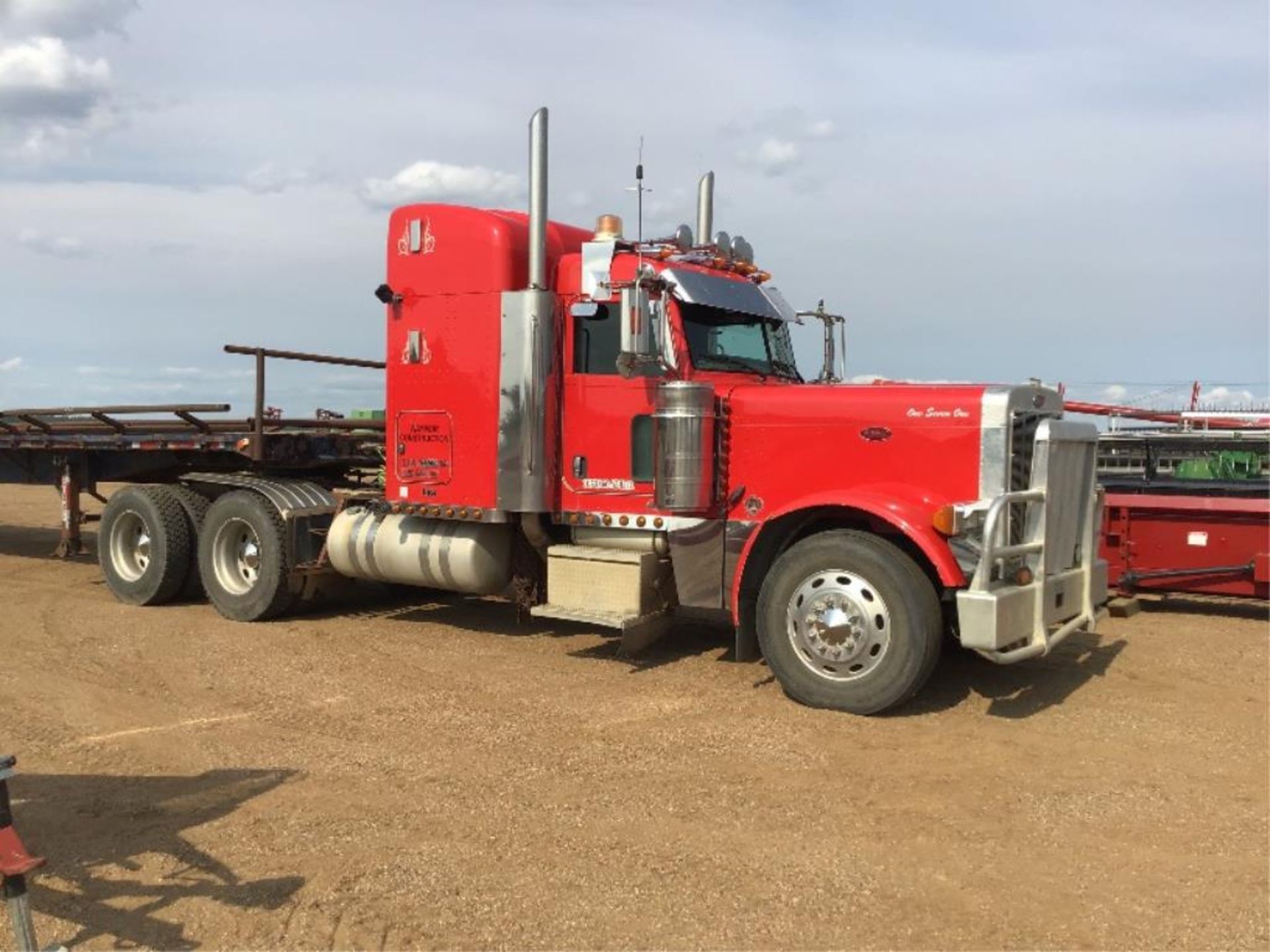 2006 Peterbilt T/A Truck Tractor VIN 1XP5DB0X26N895336 Magnum Moose Bumper, Cat Eng, 18spd Trans,