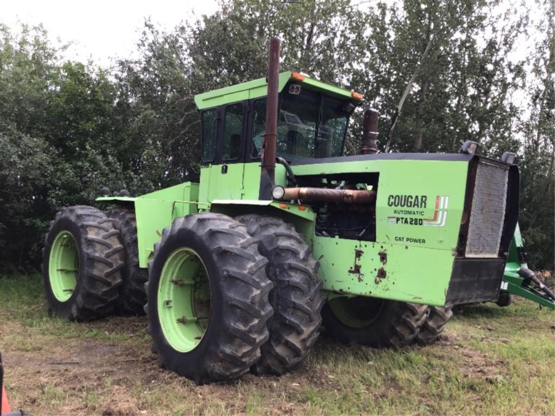 1981 Steiger Cougar PTA280 4wd Tractor 280hp Cat Eng, 20spd Allison Auto Transmission, 4-Rear Hyd & - Image 11 of 12