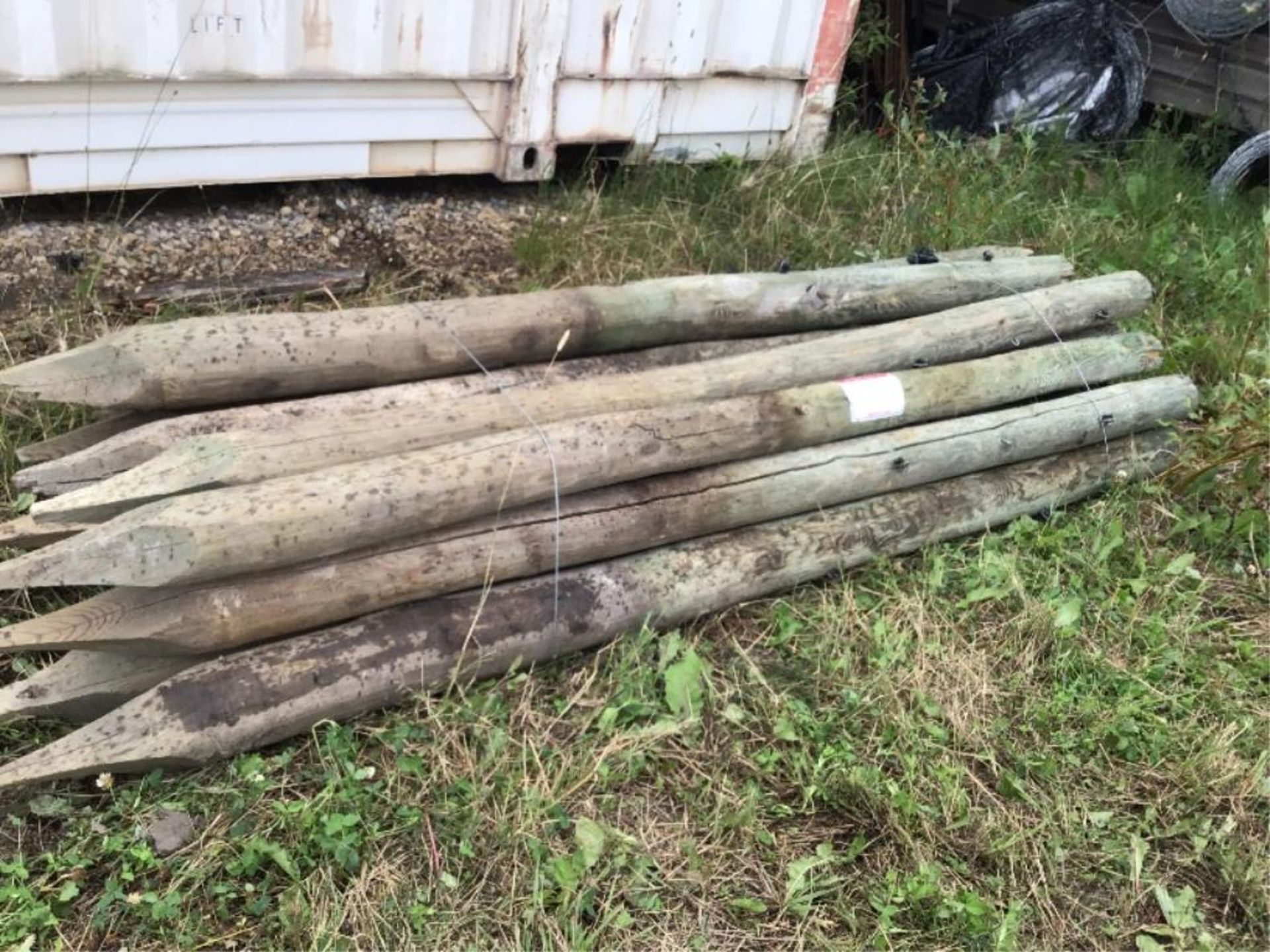 15pc of 4-5in X 8Ft Fence Posts Selling by the pc X 15.