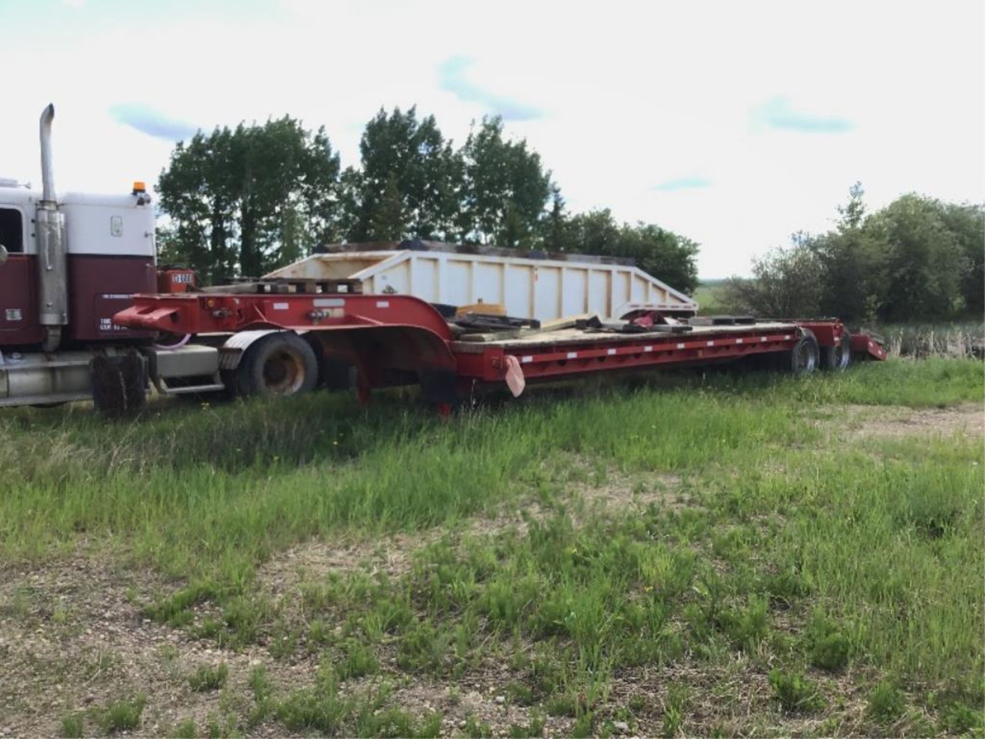 1979 Columbia 40-Ton T/A 40Ft Low Bed Trailer VIN ROL7498809 11R22.5 Tires, Spring Susp, 10Ft Wide - Image 7 of 7