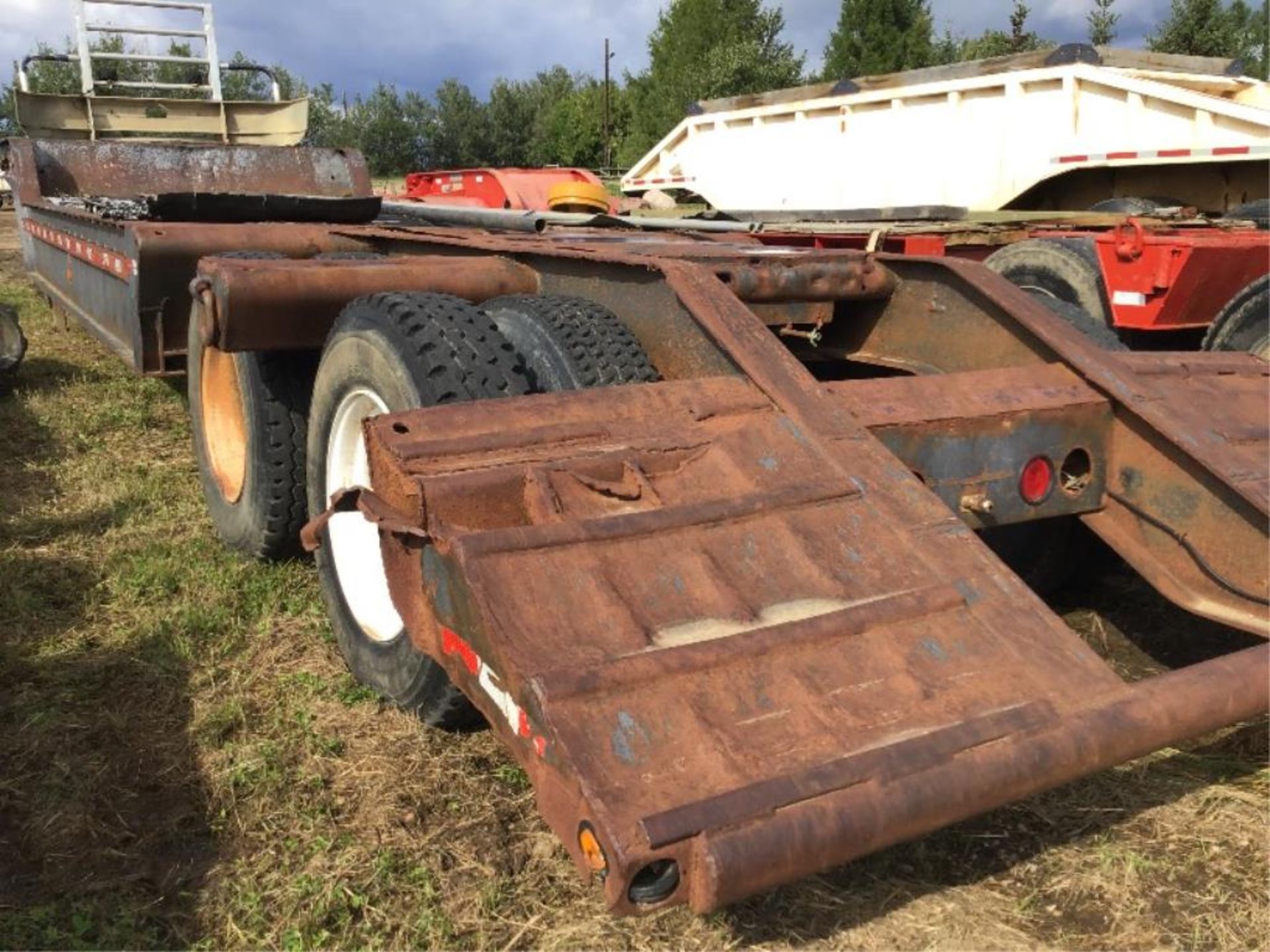 1976 Willock Low Boy Trailer VIN AT406 42Ft Long, 9Ft Wide - Image 4 of 7