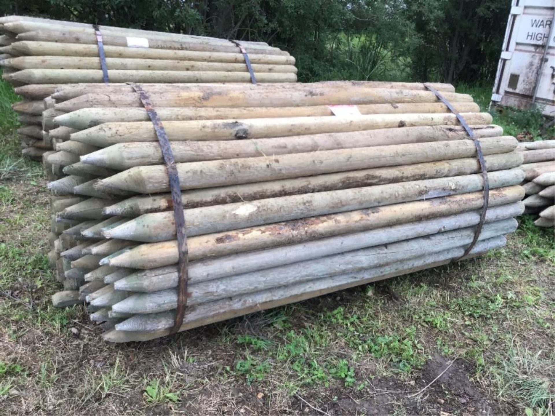 100pc 3-4in X 7Ft of Fence Posts Selling by the pc X 100.