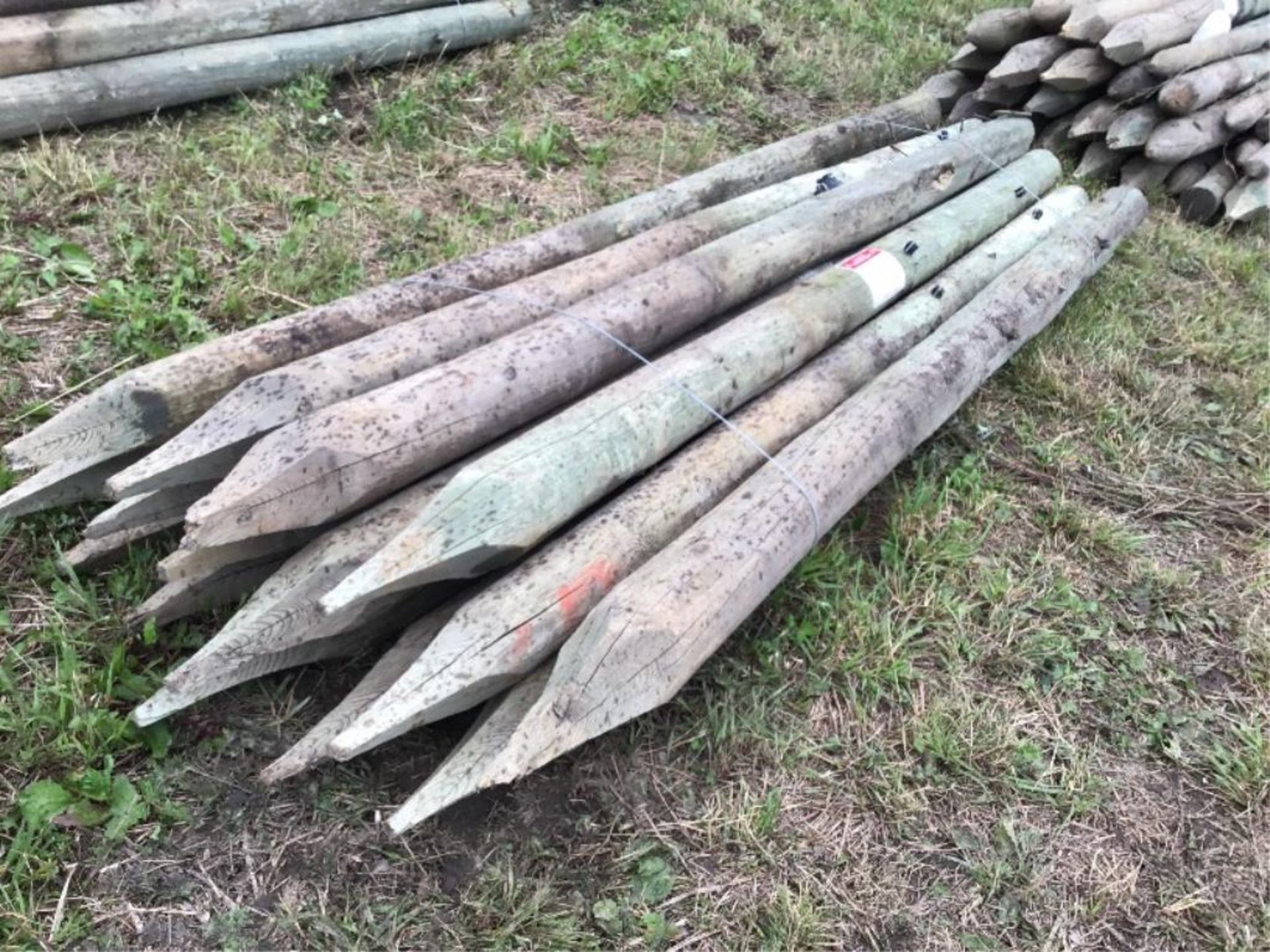 15pc of 4-5in X 8Ft Fence Posts Selling by the pc X 15.