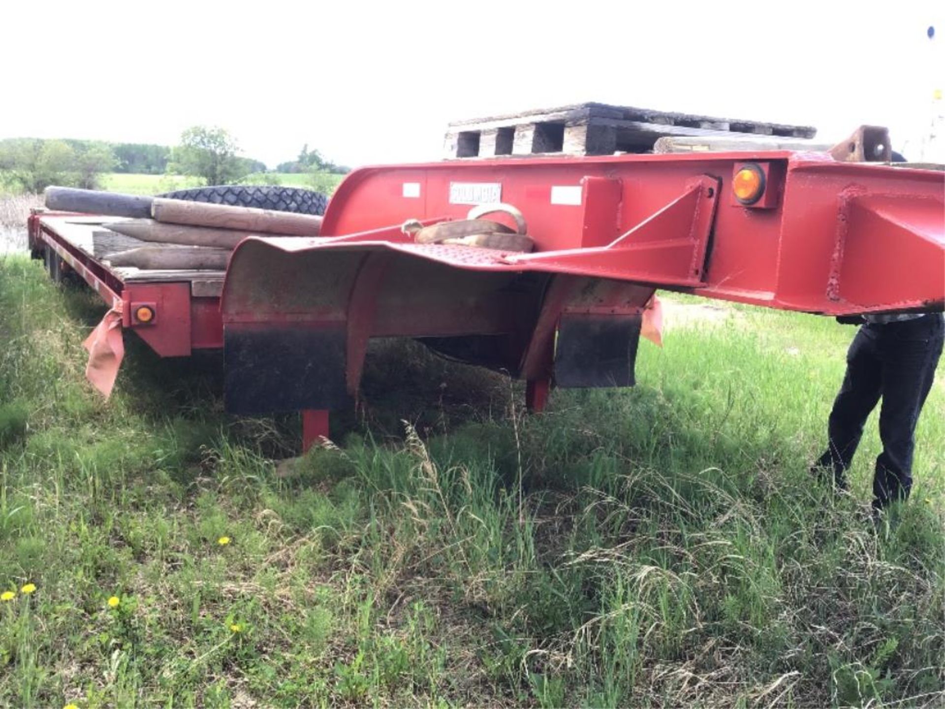 1979 Columbia 40-Ton T/A 40Ft Low Bed Trailer VIN ROL7498809 11R22.5 Tires, Spring Susp, 10Ft Wide - Image 2 of 7