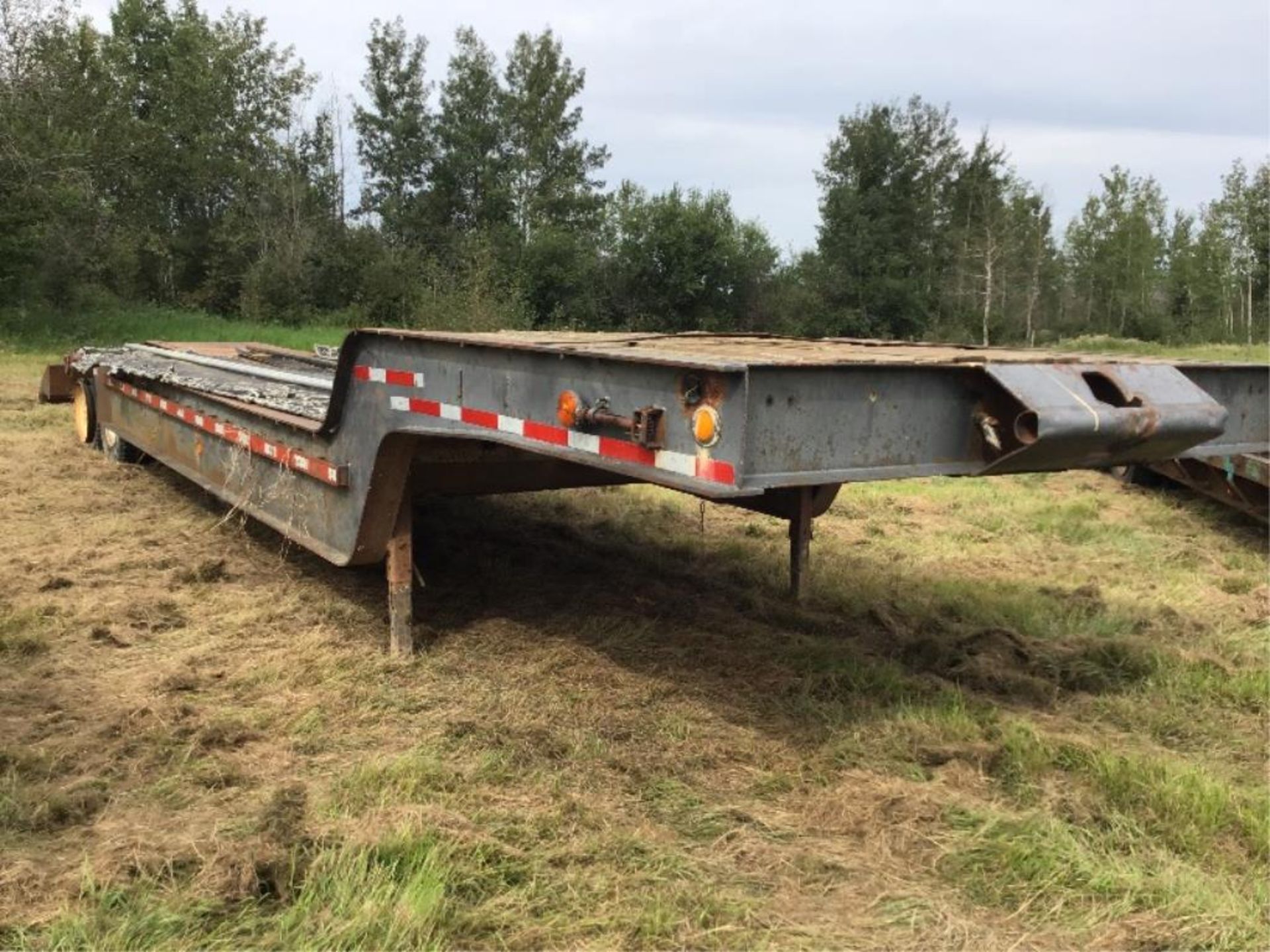 1976 Willock Low Boy Trailer VIN AT406 42Ft Long, 9Ft Wide