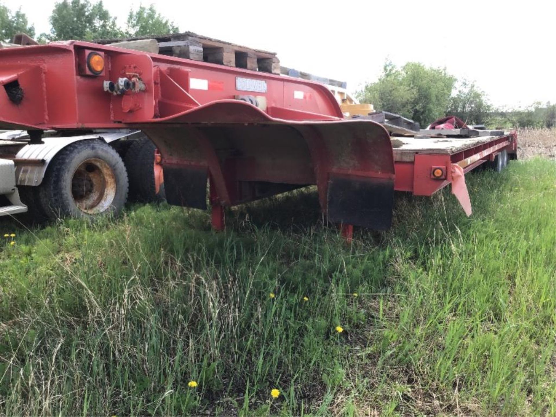 1979 Columbia 40-Ton T/A 40Ft Low Bed Trailer VIN ROL7498809 11R22.5 Tires, Spring Susp, 10Ft Wide - Image 3 of 7