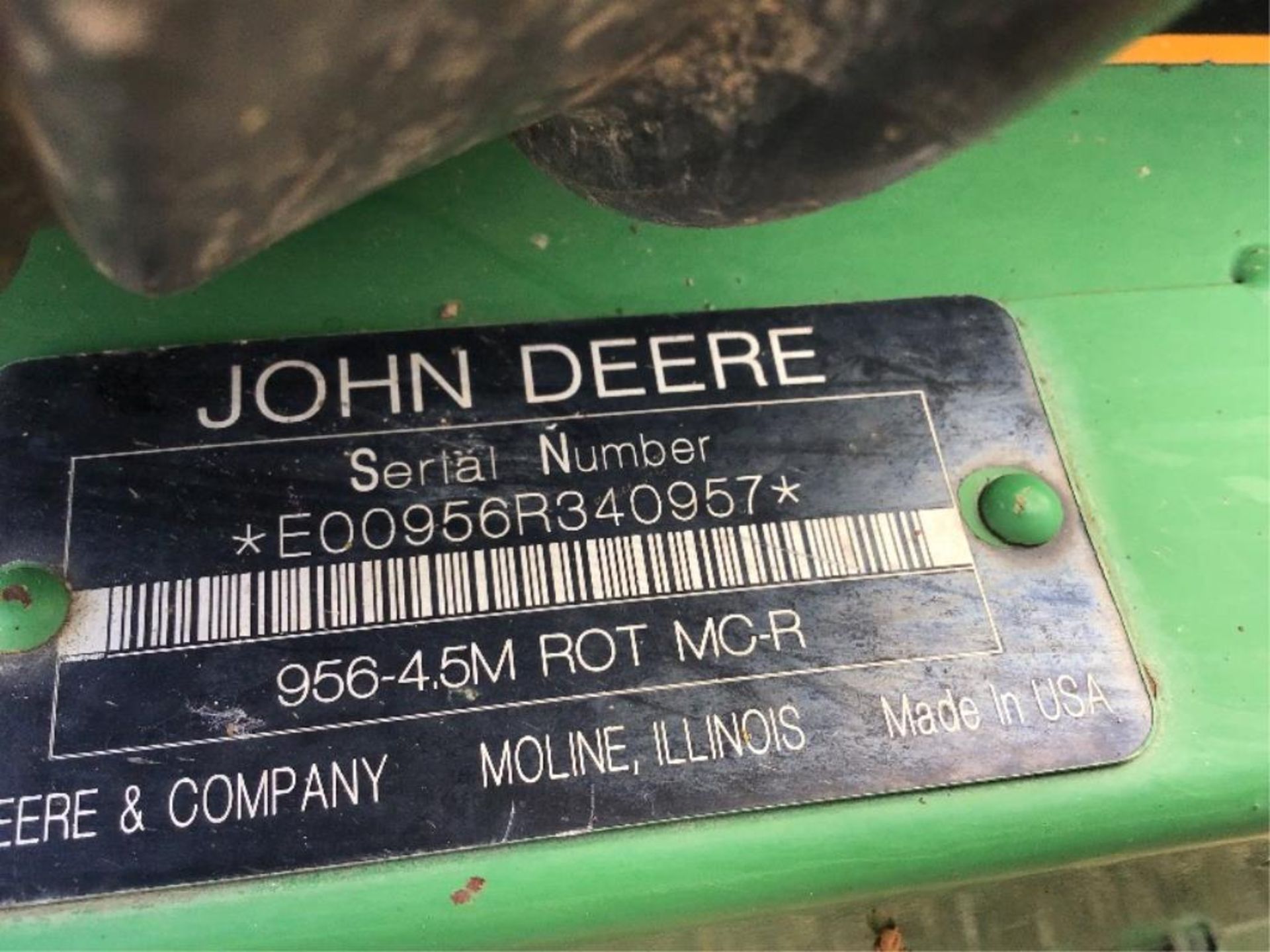 John Deere 956 MoCo 14.5Ft Disc Bine 1000PTO, s/n E00956R340957 - Image 7 of 10