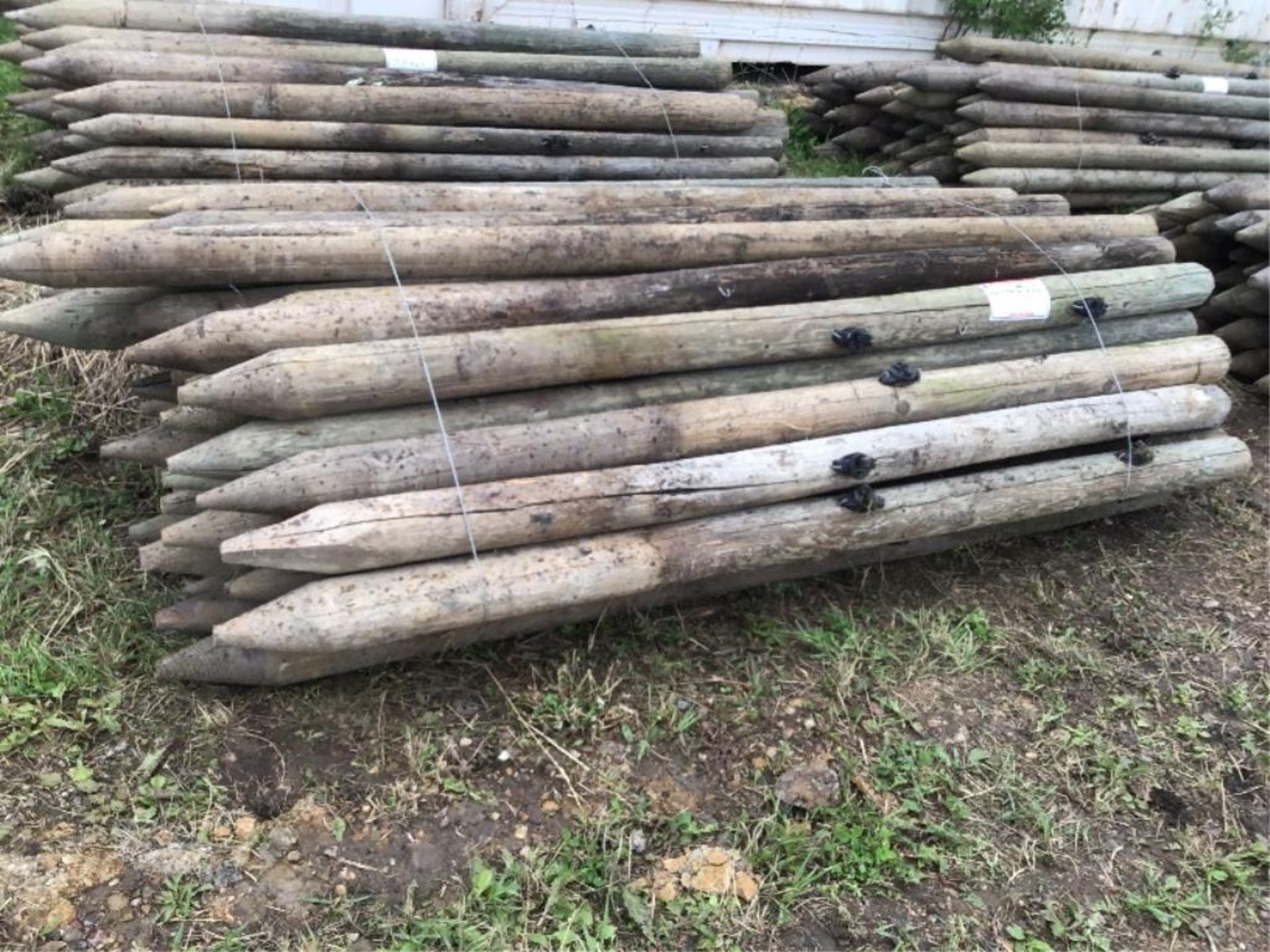 50pc of 3-4in X 7Ft Fence Posts Selling by the pc X 50.