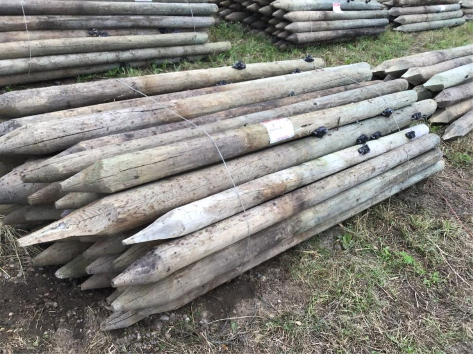 50pc of 3-4in X 7Ft Fence Posts Selling by the pc X 50.