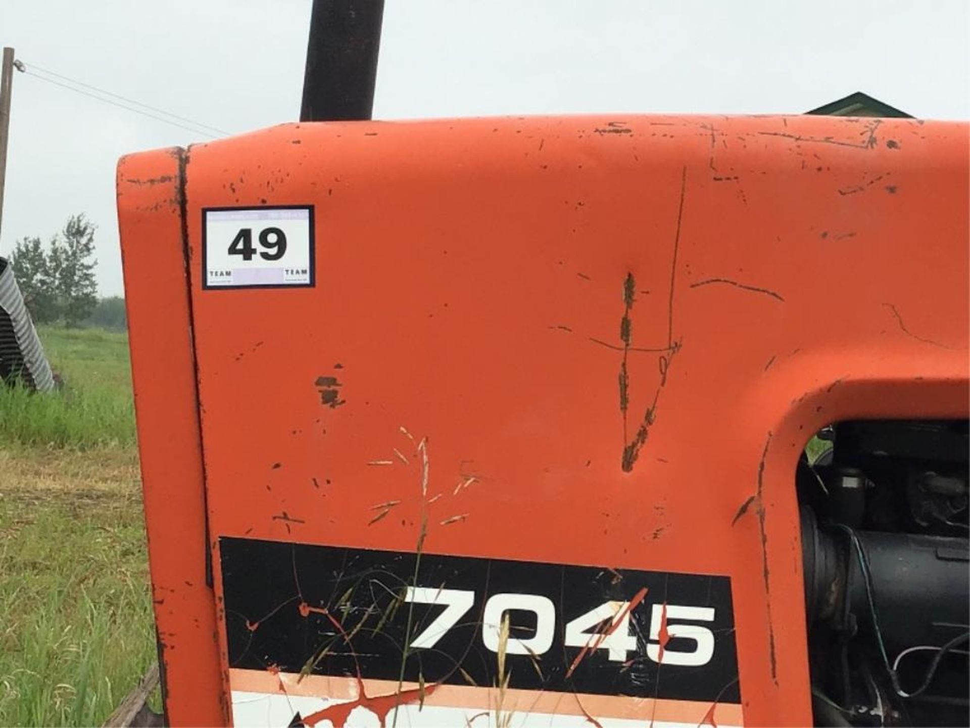 Allis Chalmers 7045 2wd Tractor 173hp 6cyl Eng, 20.8-38rr, 3 rear hyd, 3472hrs. (Not a running Tract - Image 10 of 11