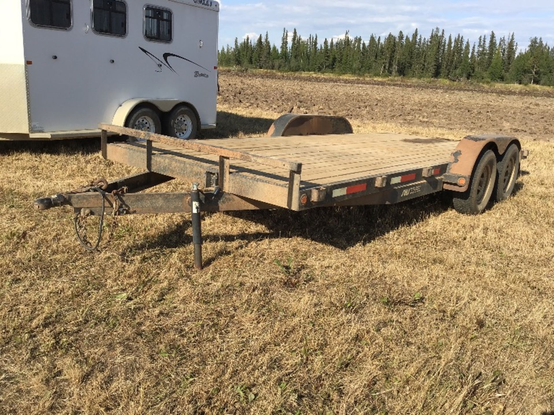 2003 18ft SWS T/A Car Hauler Trailer VIN 2S9CH182433090758 3500lb axles