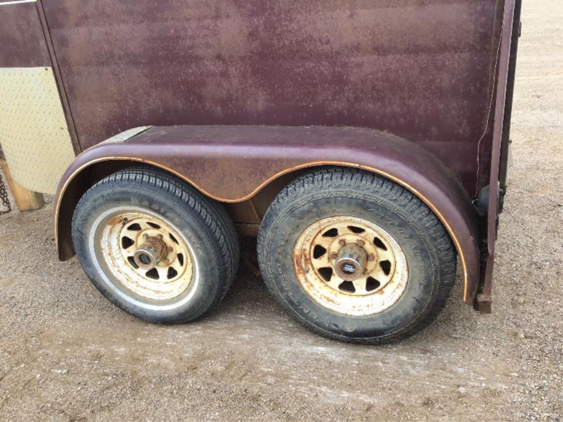 1982 Hickory King T/A Utility Trailer VIN 398574 The new 7-Wire plugin needs rewiring. - Image 2 of 8