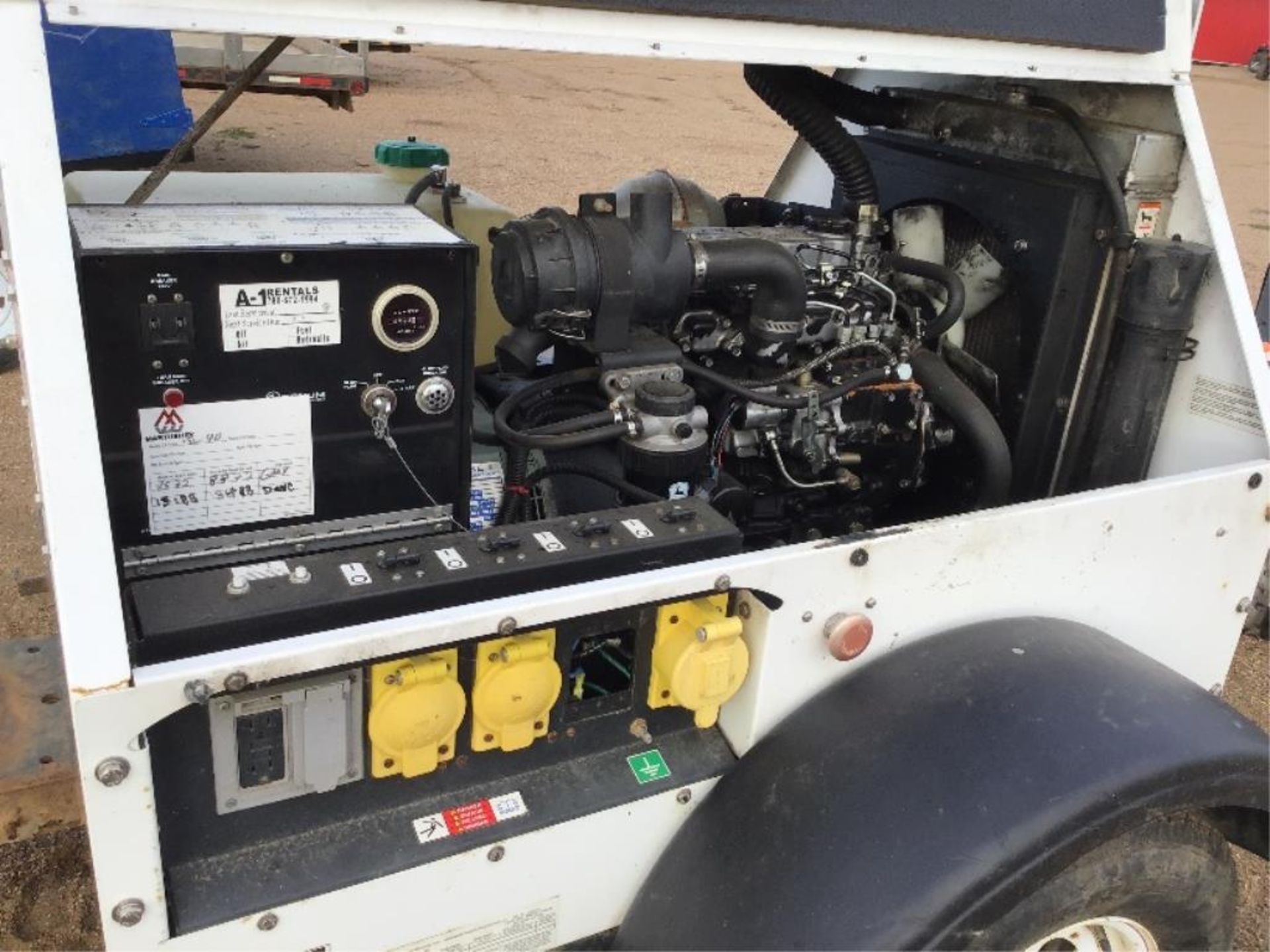 2012 Magnum MLG15 15KVA Generator VIN 5AJLS1614CB004199 Engine does not run smooth, Generator works. - Image 5 of 10