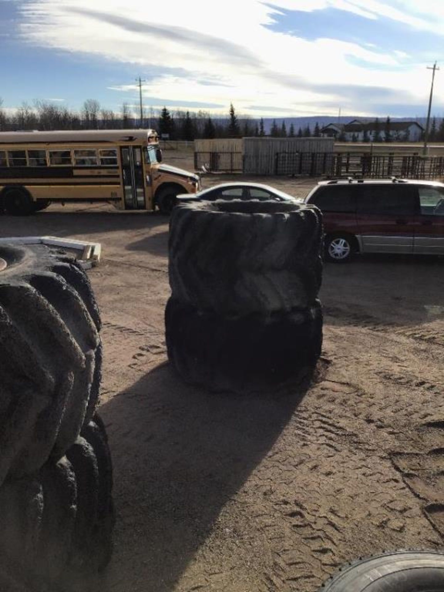 (2) Skidder Tires to fit 748 John Deere Lot # 178, 179 & 180 Selling on Choice.