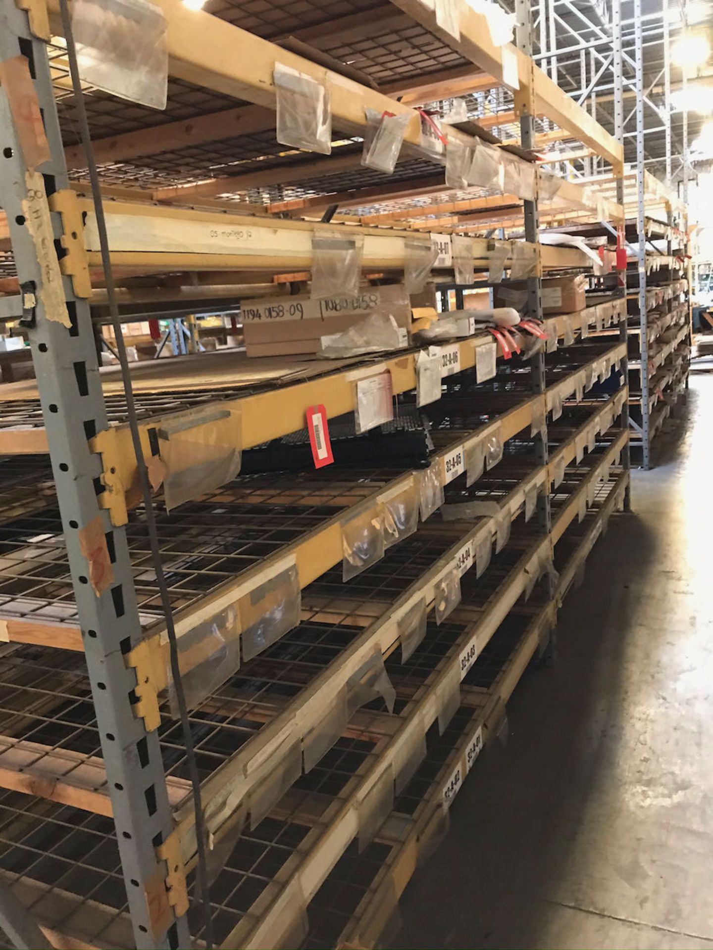 20 Pallet racking sections with misc. parts 29 uprights 15' 248 beams 96" uprights 45"-48" - Image 12 of 18