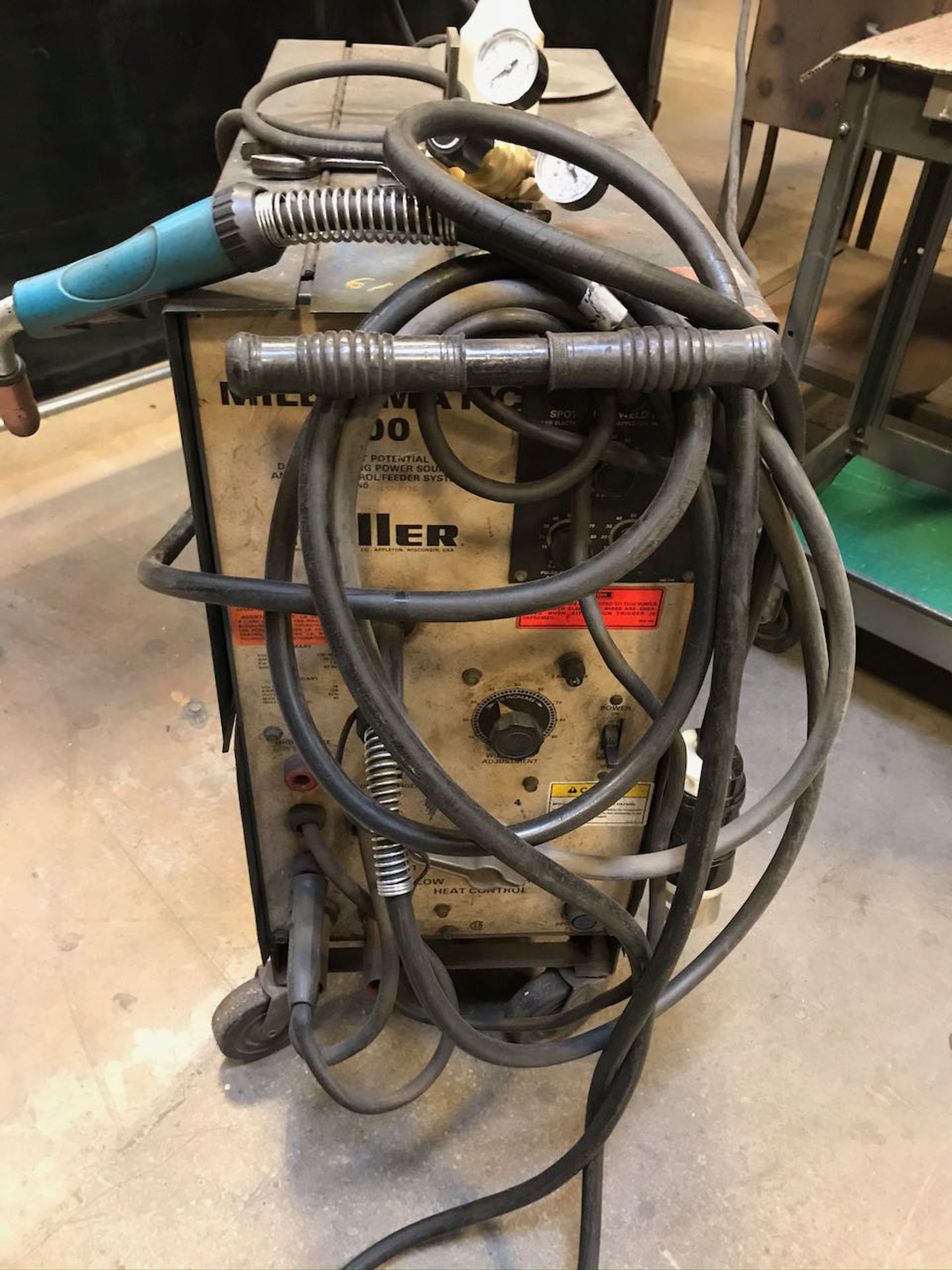 Miller Millermatic 200 Welder plus working station