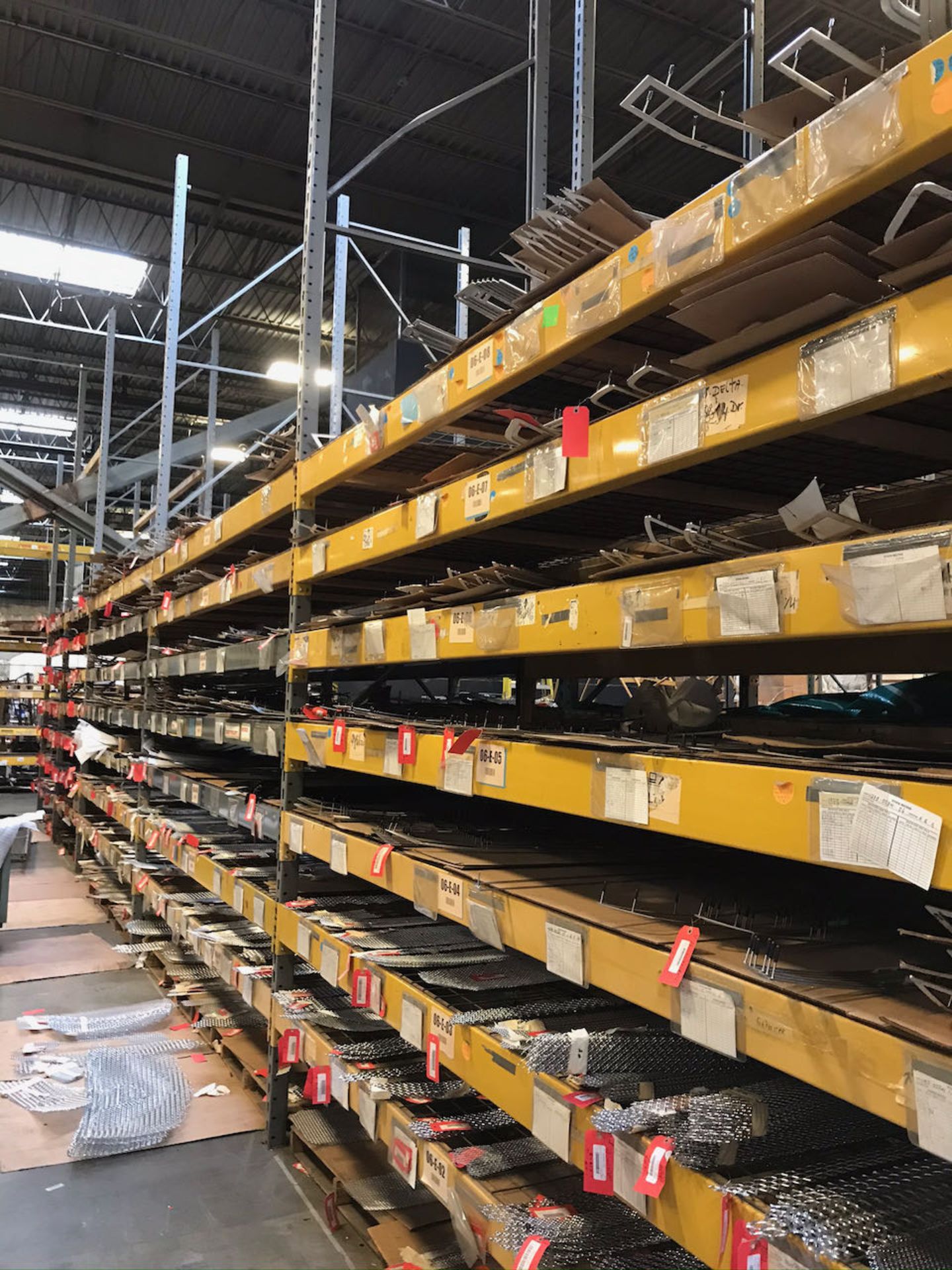9 pallet racking sections with misc. parts 13 upright x 48 x 15' n 20' 1220 beams 96" n 144" - Image 2 of 10