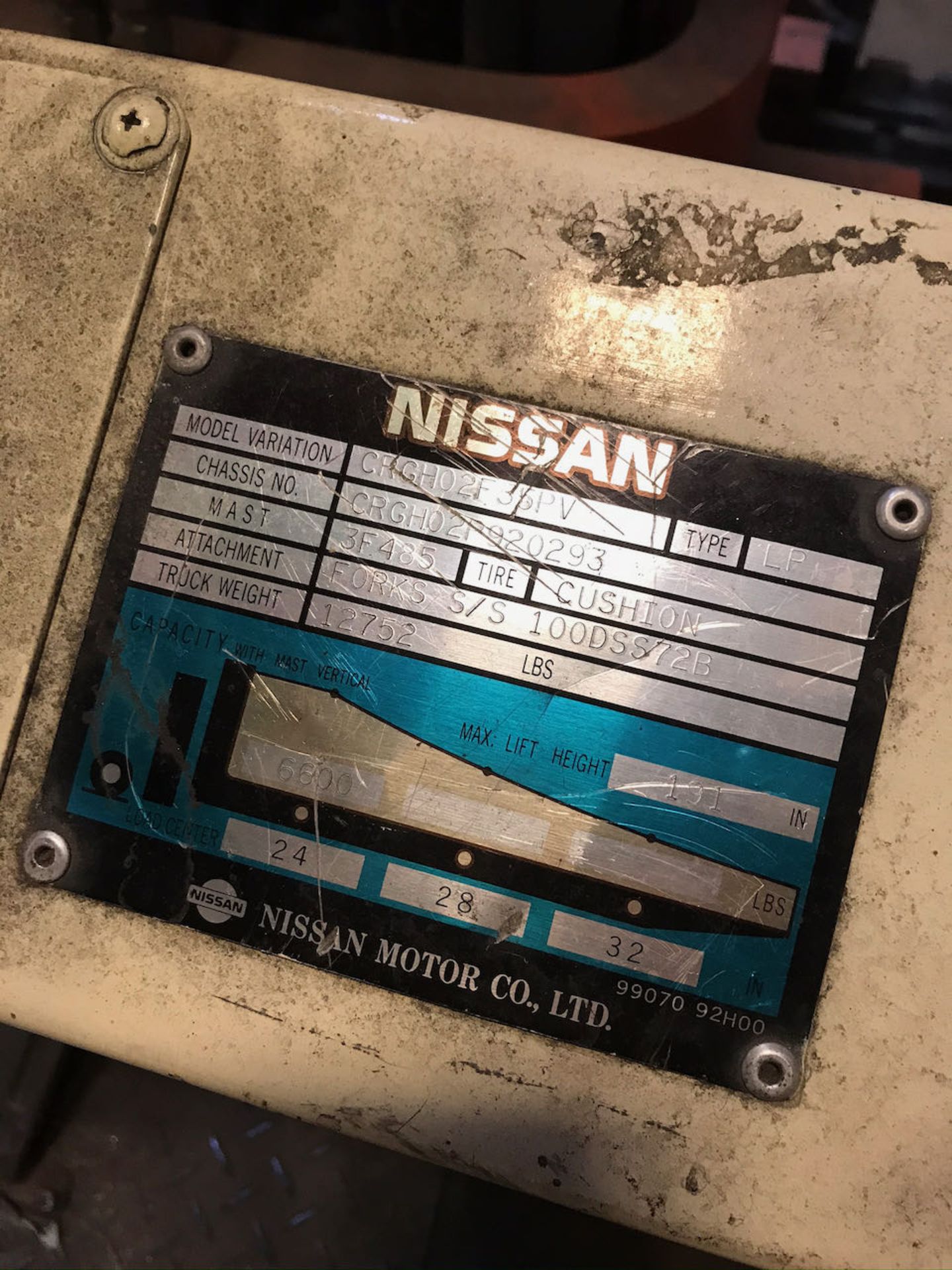 Nissan Forklift - Image 2 of 3