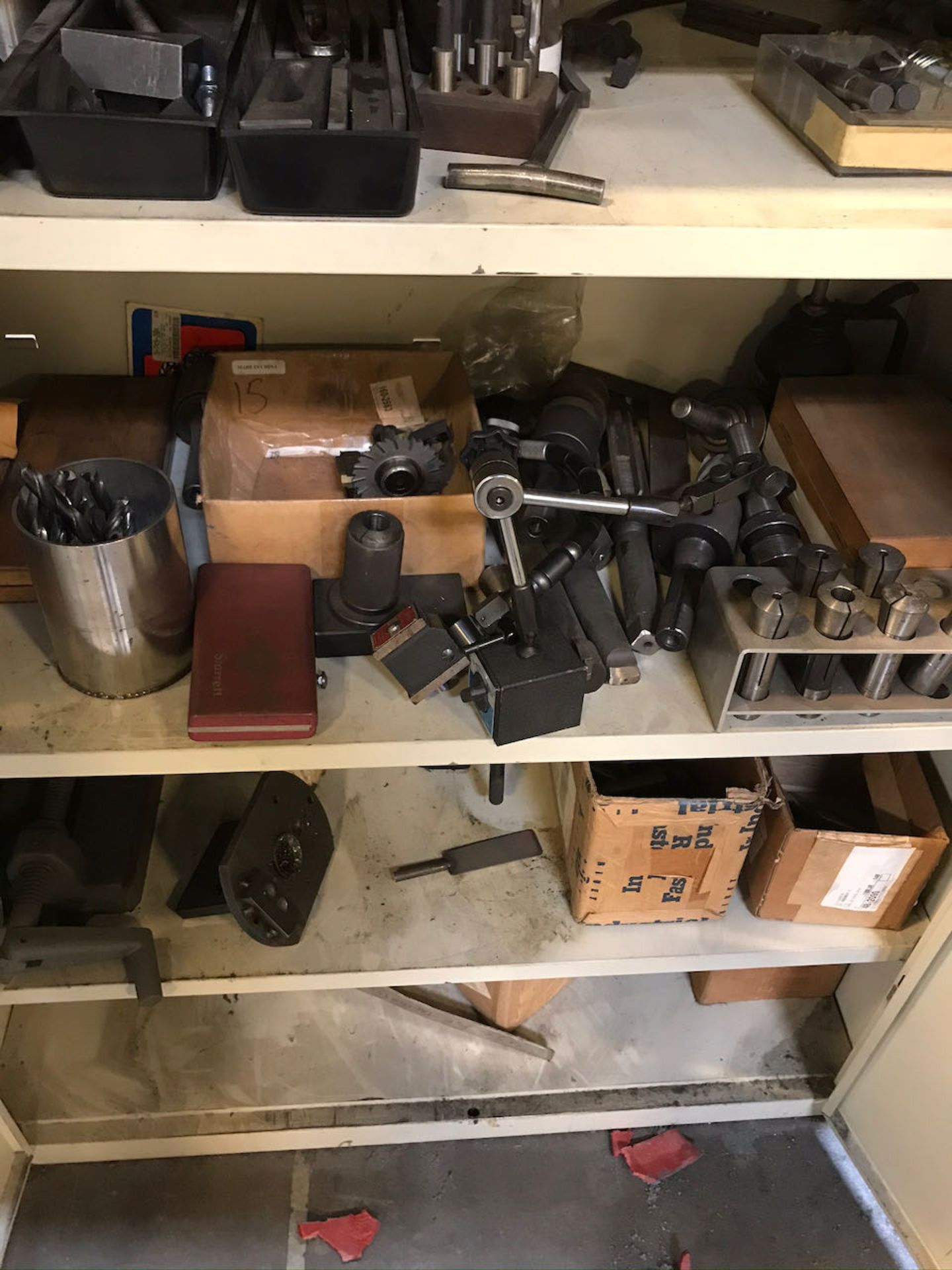 Cabinet with machine bits
