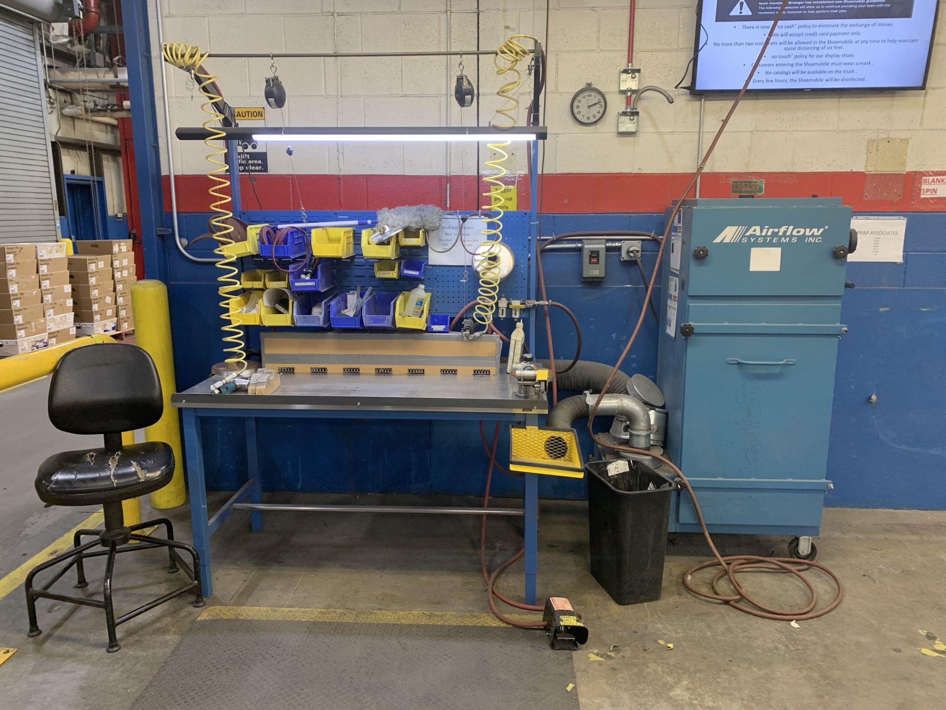 Belt Grinder Work Station