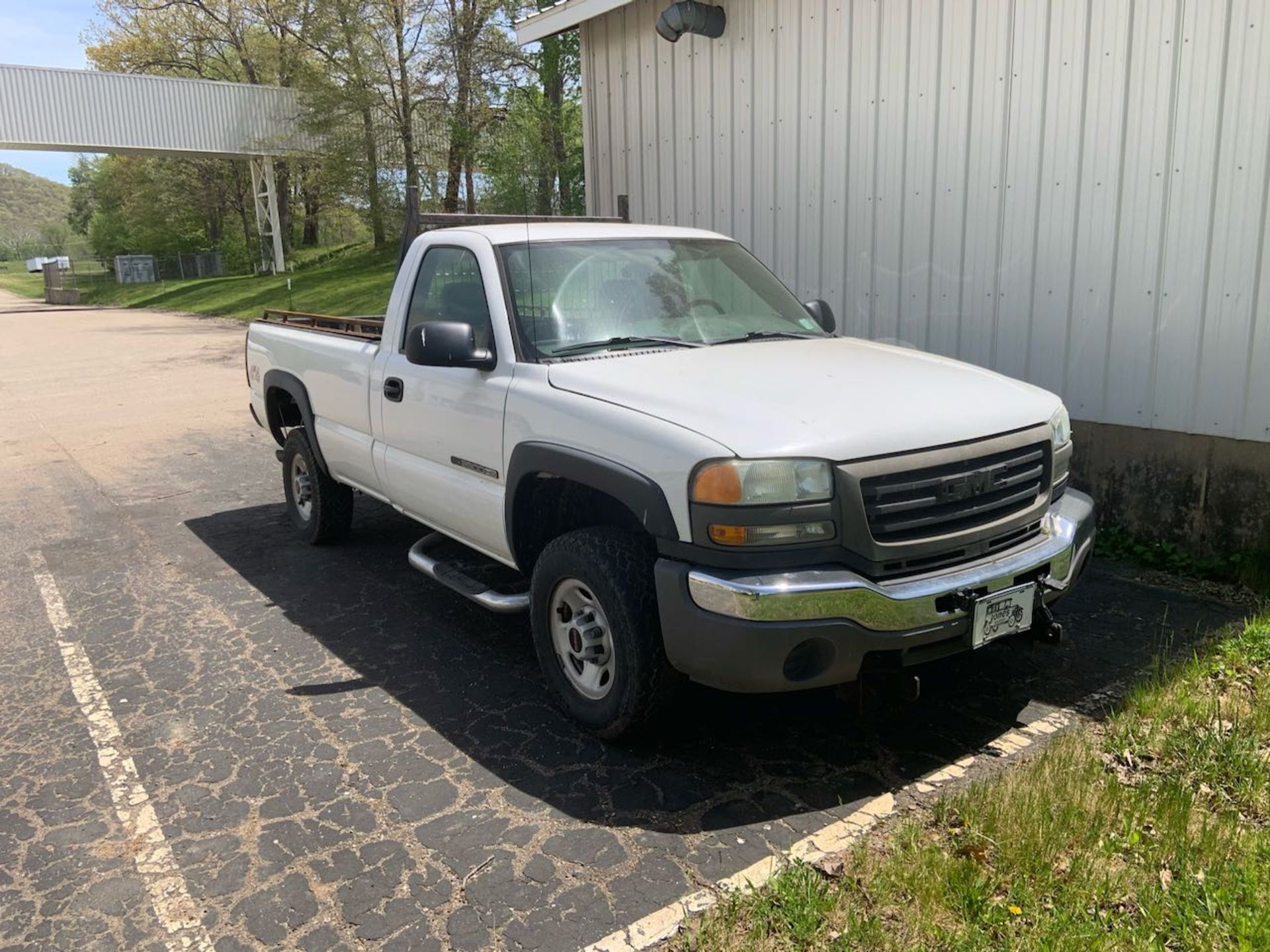 GMC 2500HD single cab, 129,272 miles, with snow plow