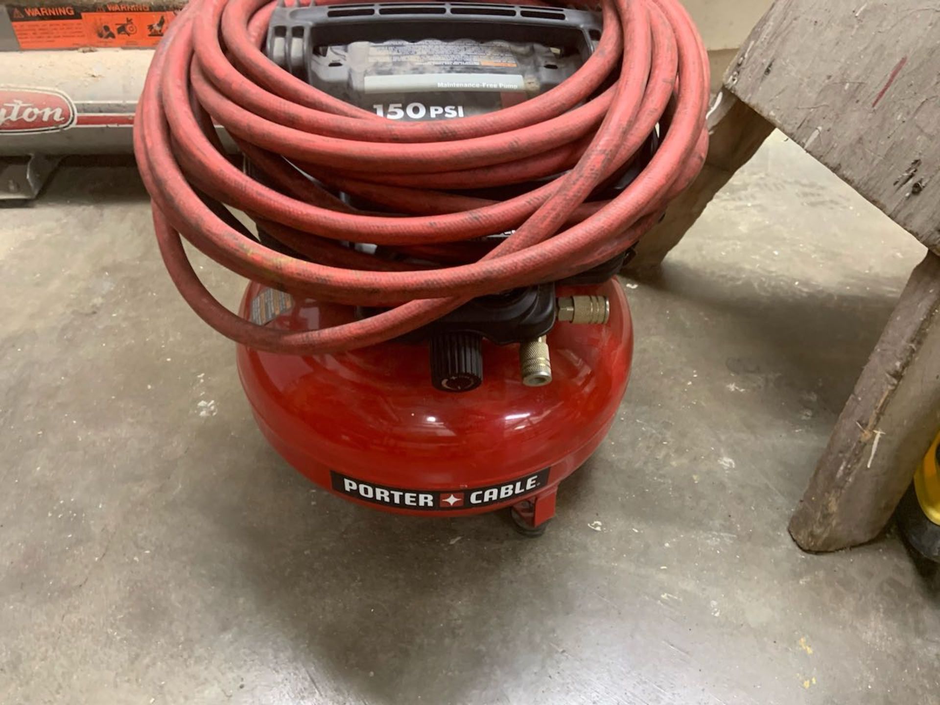 Porter Cable air compressor pancake