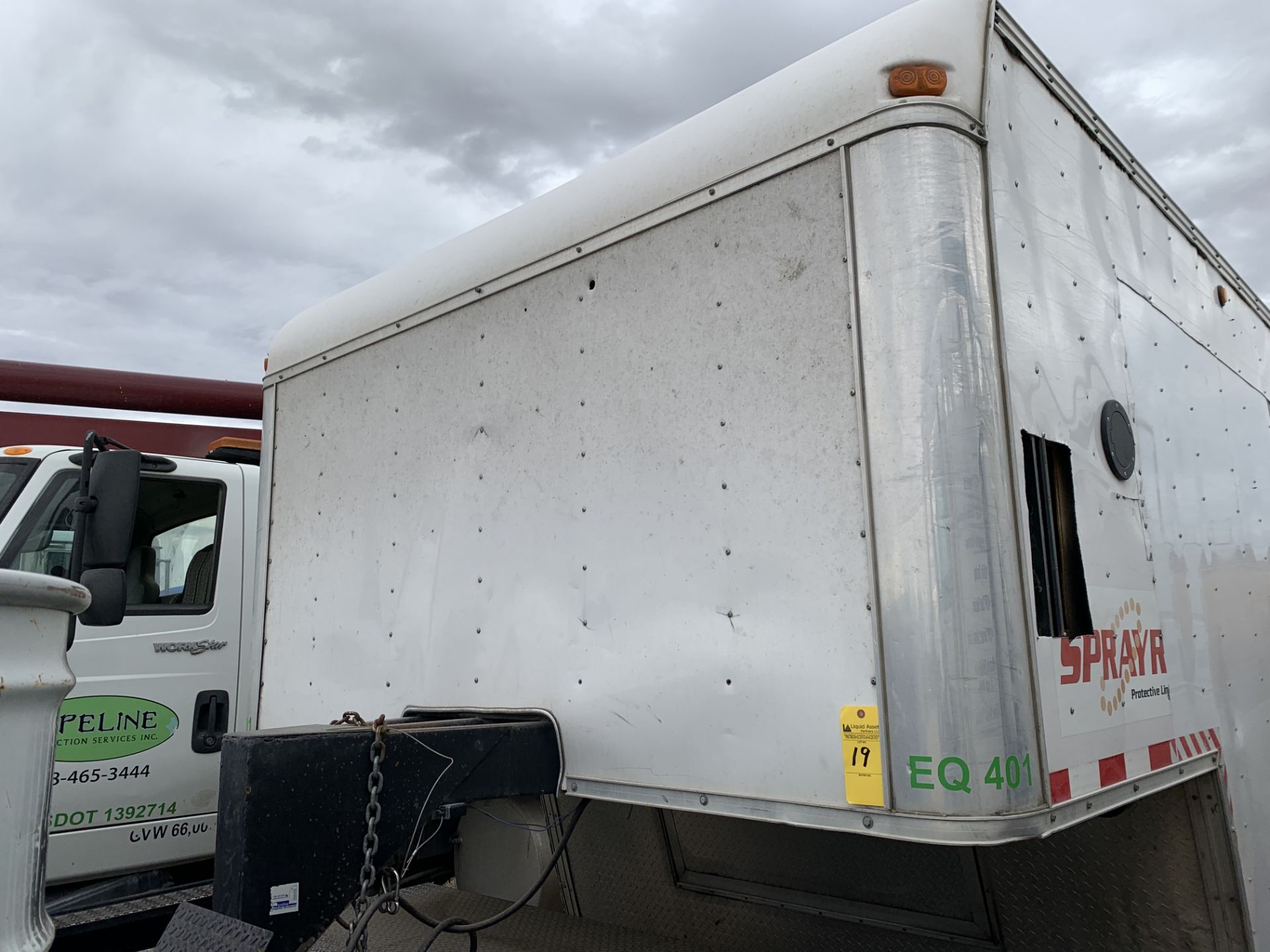 2006 United 8' x 28' Enclosed Cargo Trailer, Gooseneck Type VIN: 48BGE28276A084392 - Image 3 of 25