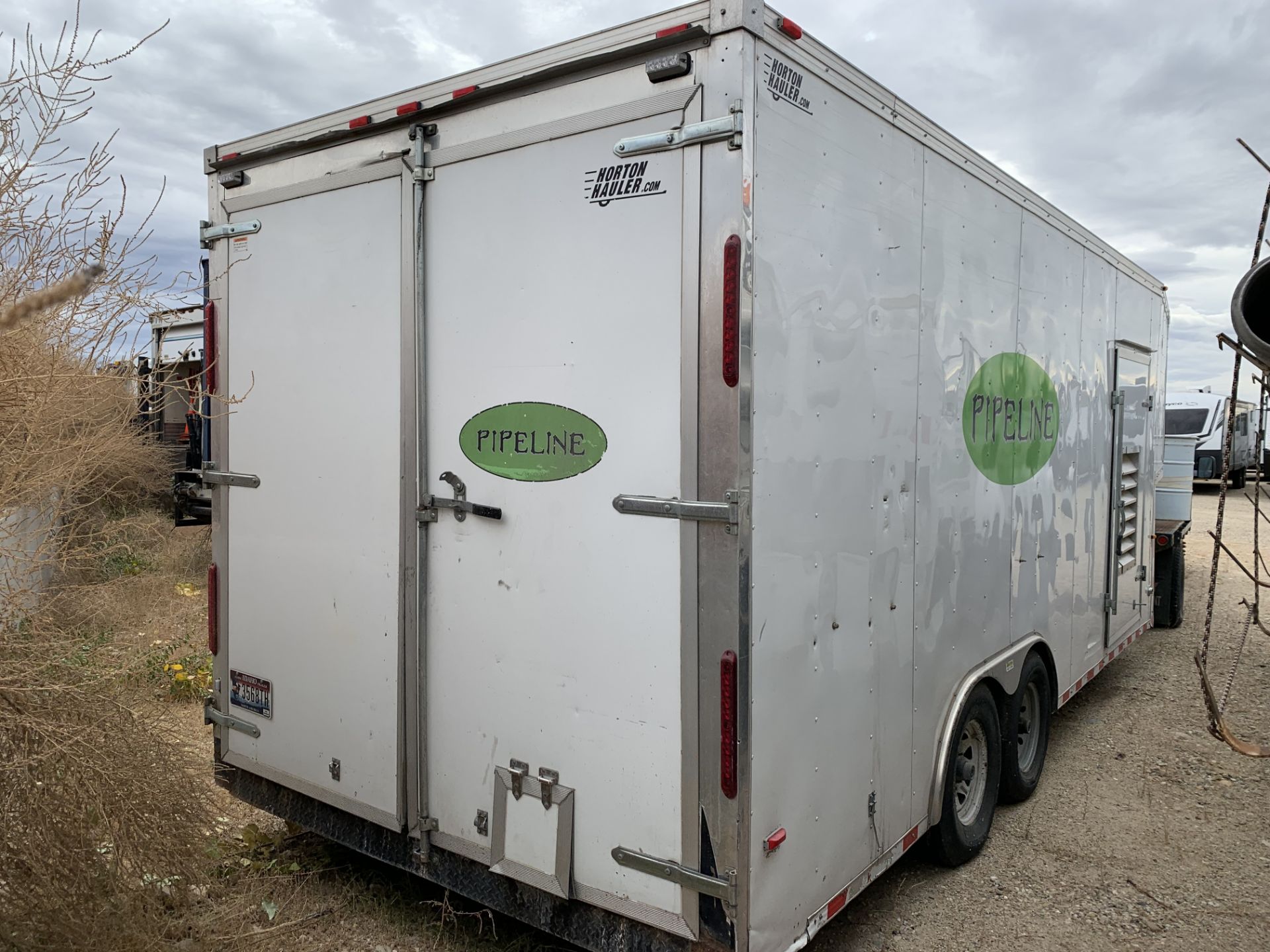 2015 Horton Hauler Gooseneck 8' x 28' enclosed cargo trailer, VIN: 5E2G12026F1052624 - Image 6 of 19