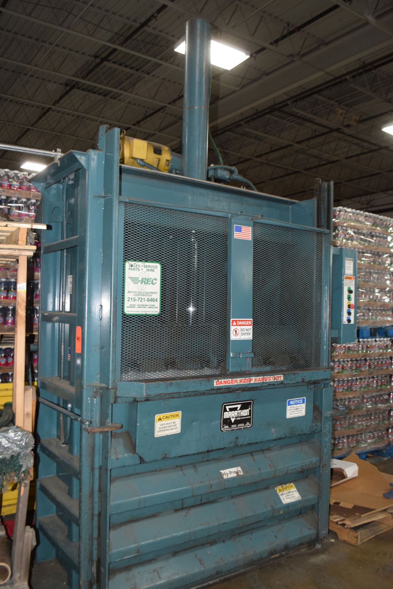 Marathon V-6030-HD-04 Vertical Baler, Approximate Bale Size 60" Wide x 30" Deep x 48" High, Weight - Image 2 of 5