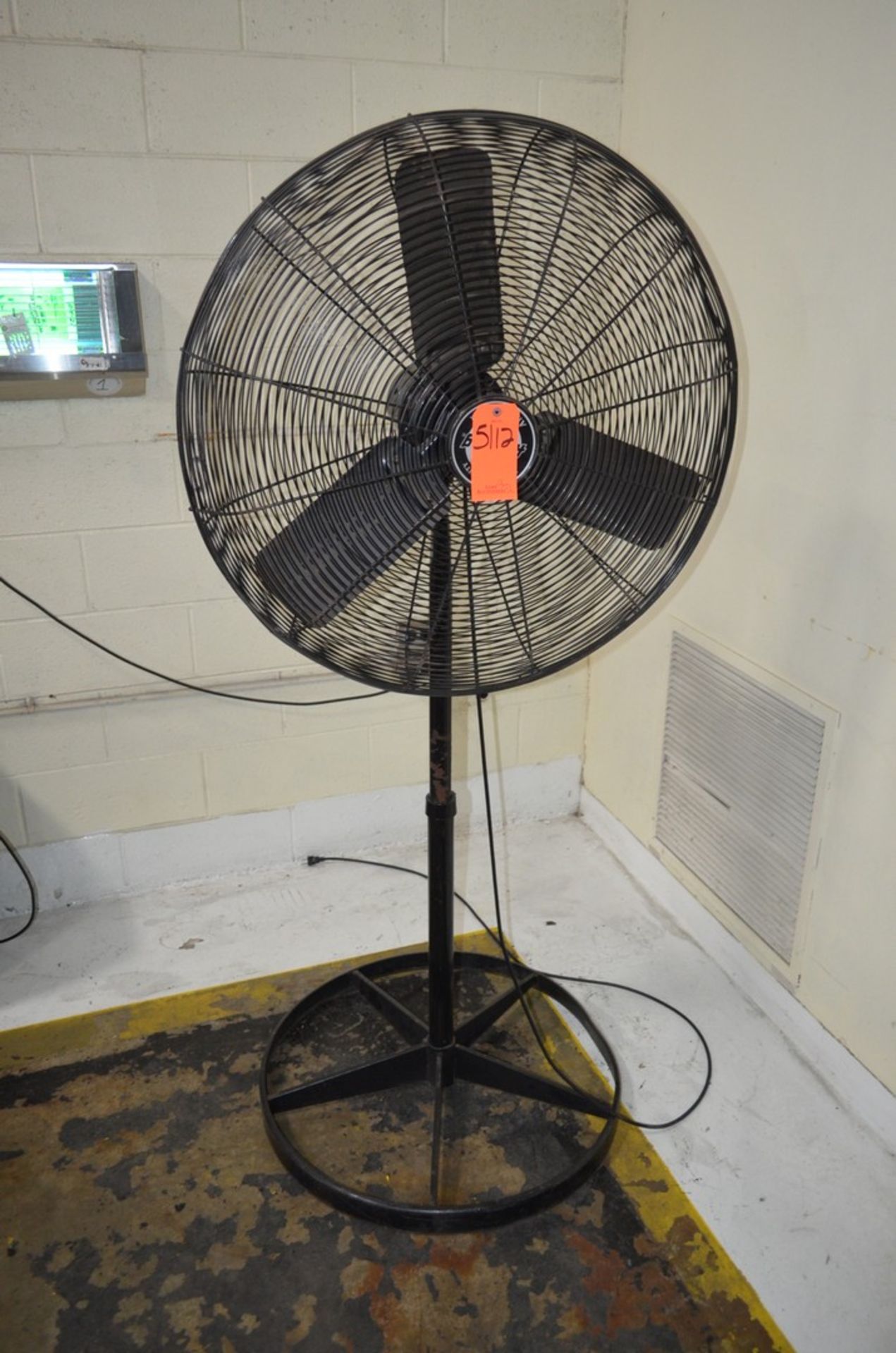 Pedestal Fans Location in Plant: 800 Milik Street, Warehouse Area