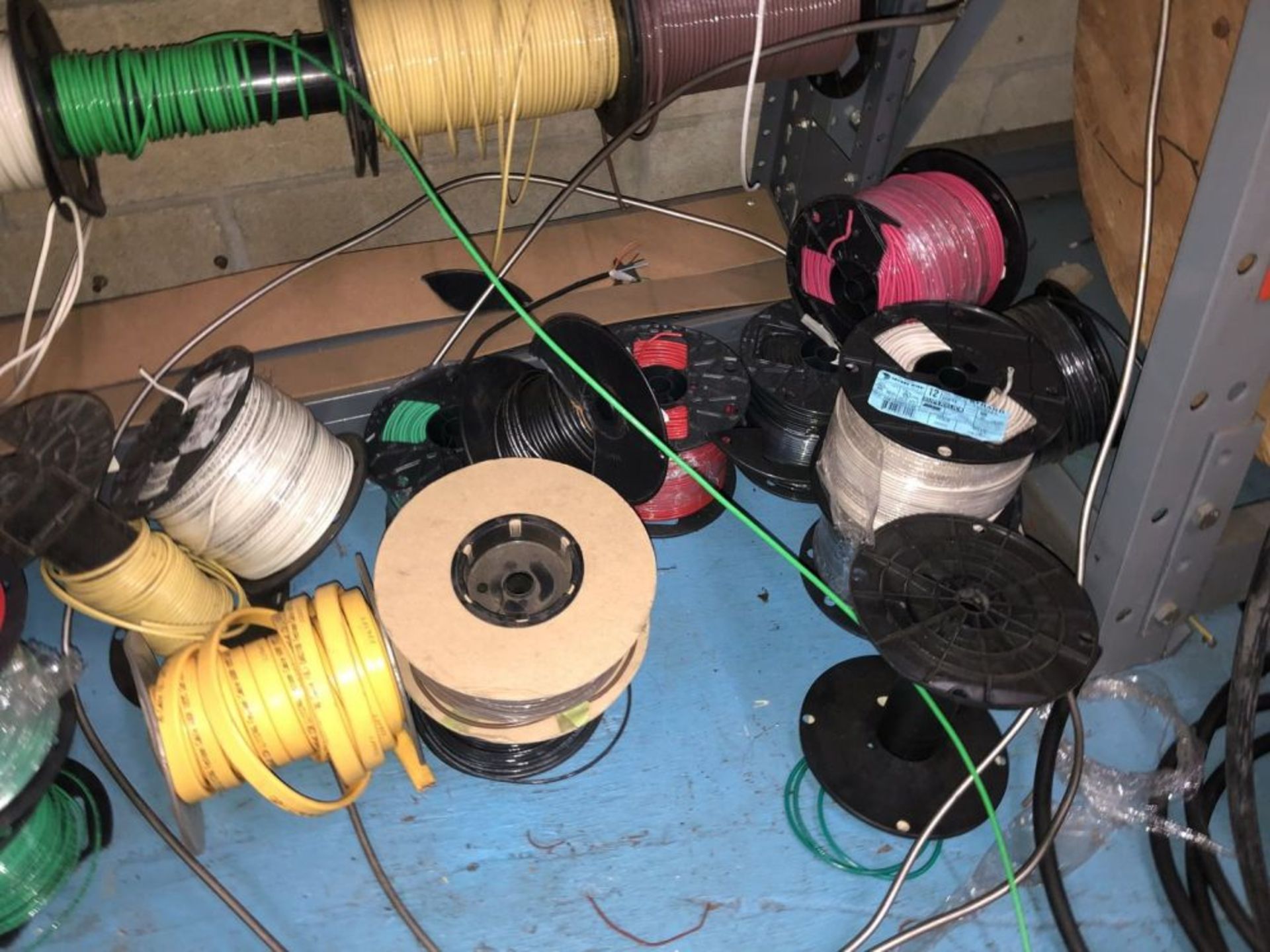 (2) Wire Management Systems with Assorted Spools of Wire. Location in Plant: Main Building - Image 17 of 19