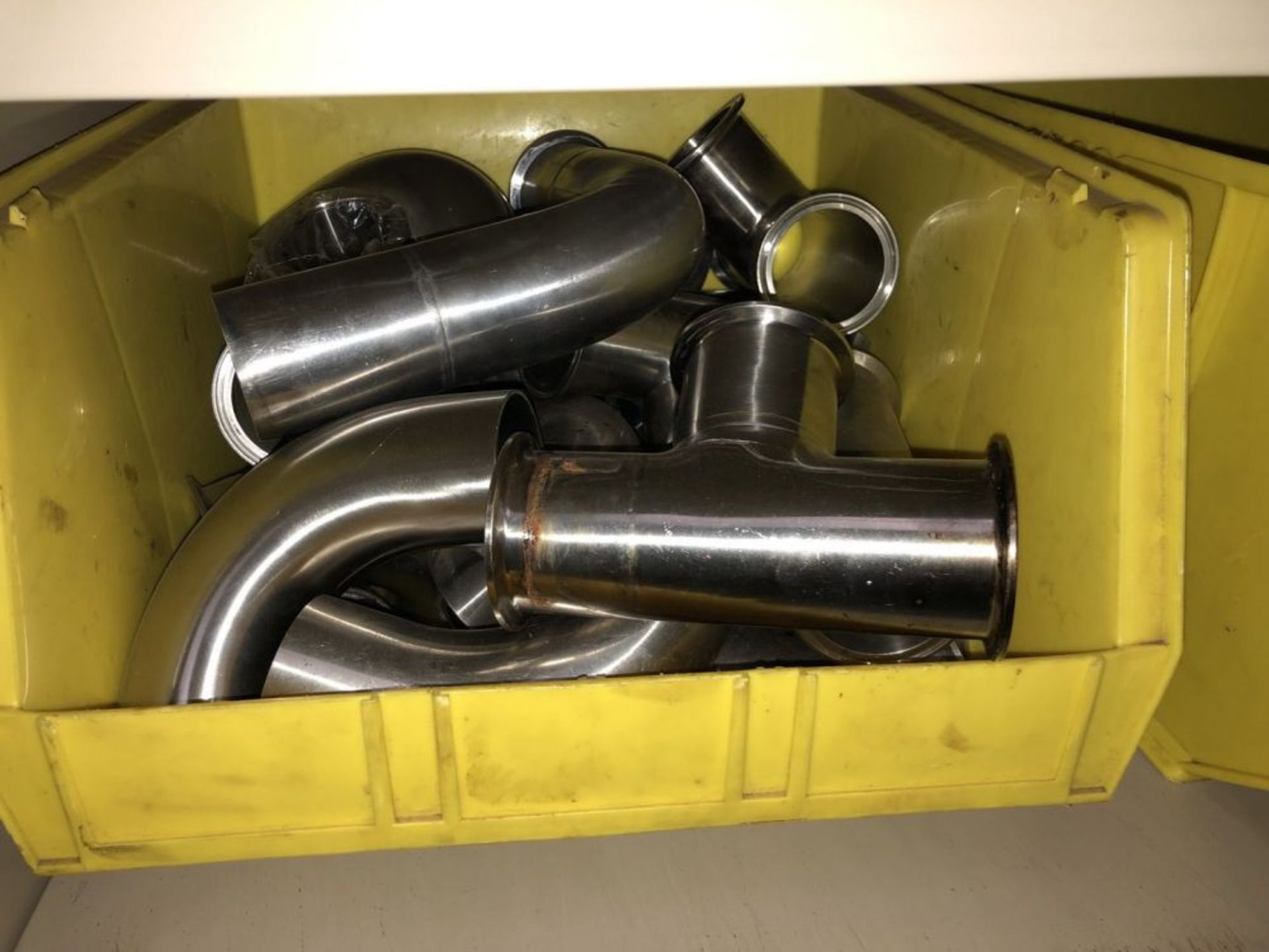 (2) Metal Cabinets with Contents To Include; Stainless Steel Fittings, Electrical Components, - Image 14 of 27