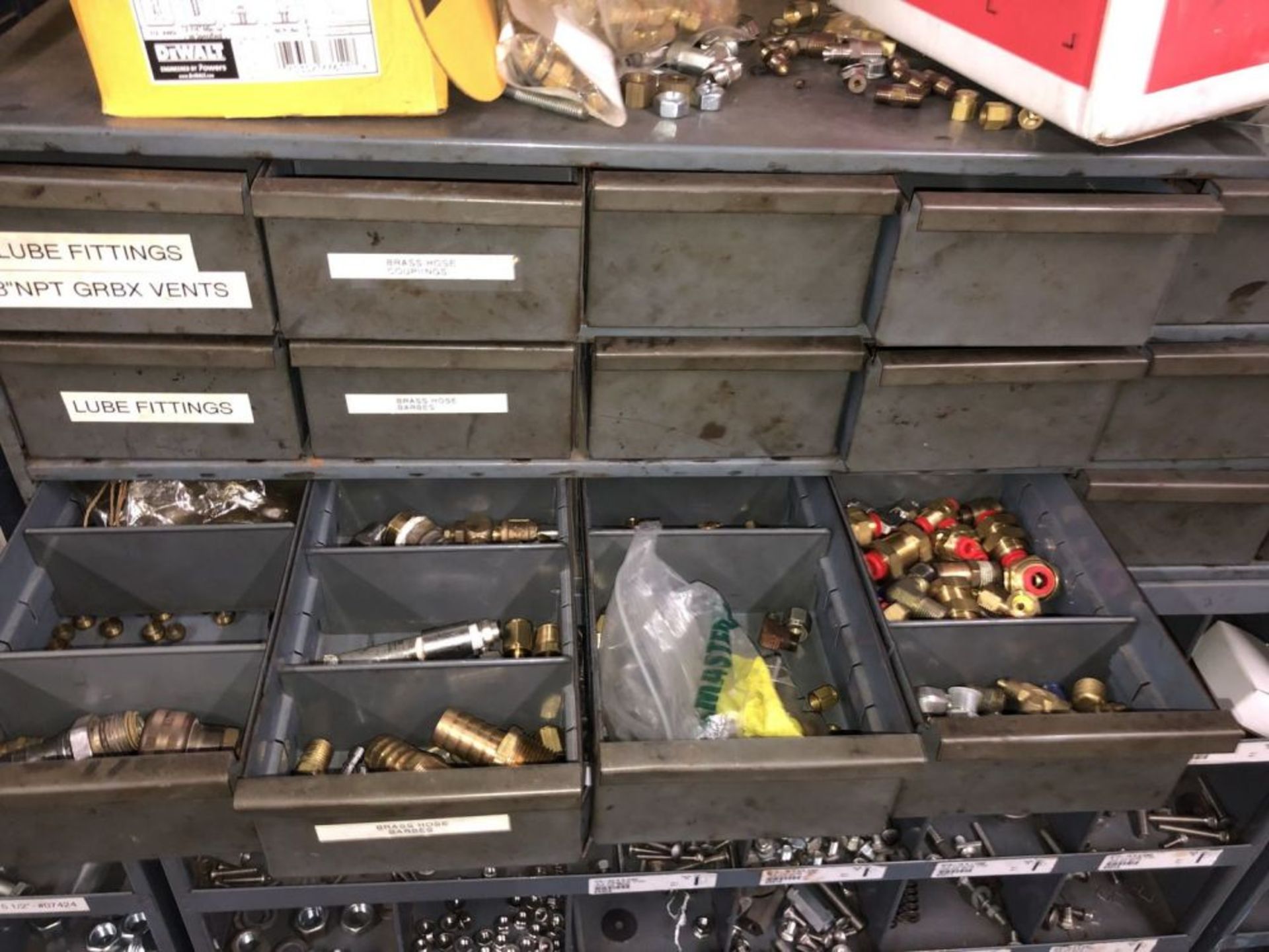 (5) Parts Bins To Include; Copper fittings, Stainless Steel Bolts, Screws, Anchors, Fasteners, - Image 15 of 28