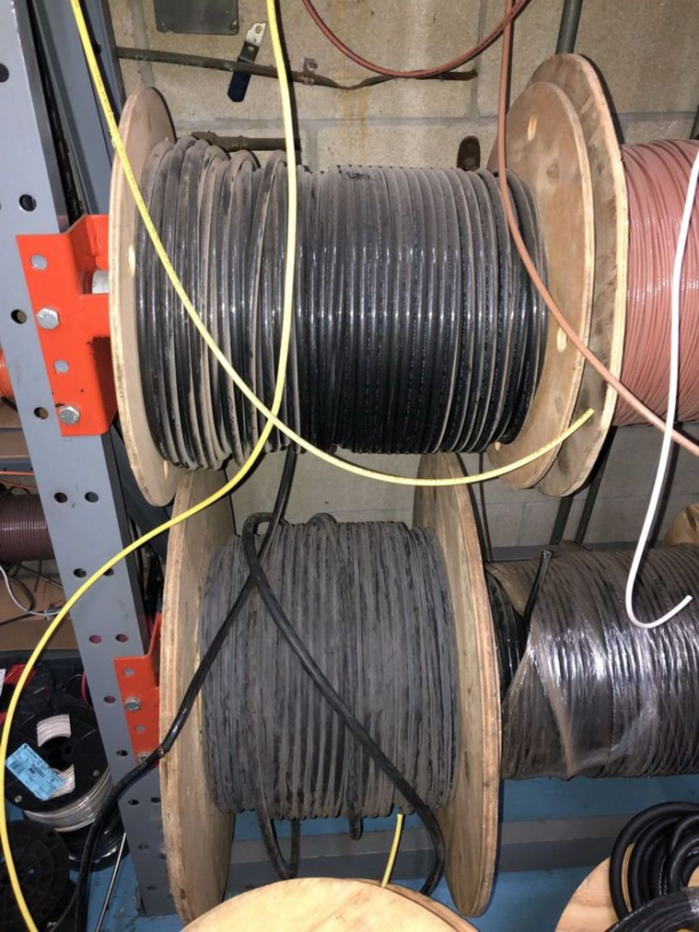 (2) Wire Management Systems with Assorted Spools of Wire. Location in Plant: Main Building - Image 7 of 19