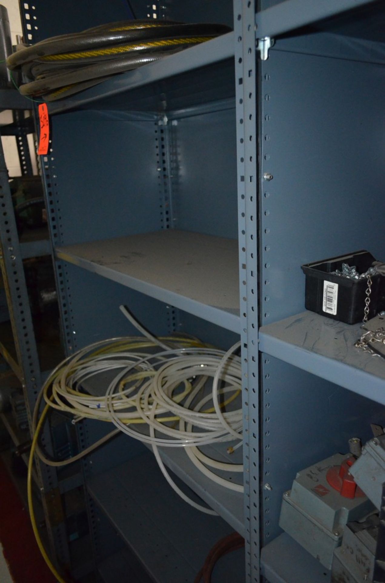 Lot - (3) Sections Of Shelving To Include; Conduit Fittings, Electrical Supplies, Hoses, Gas Water - Image 7 of 7