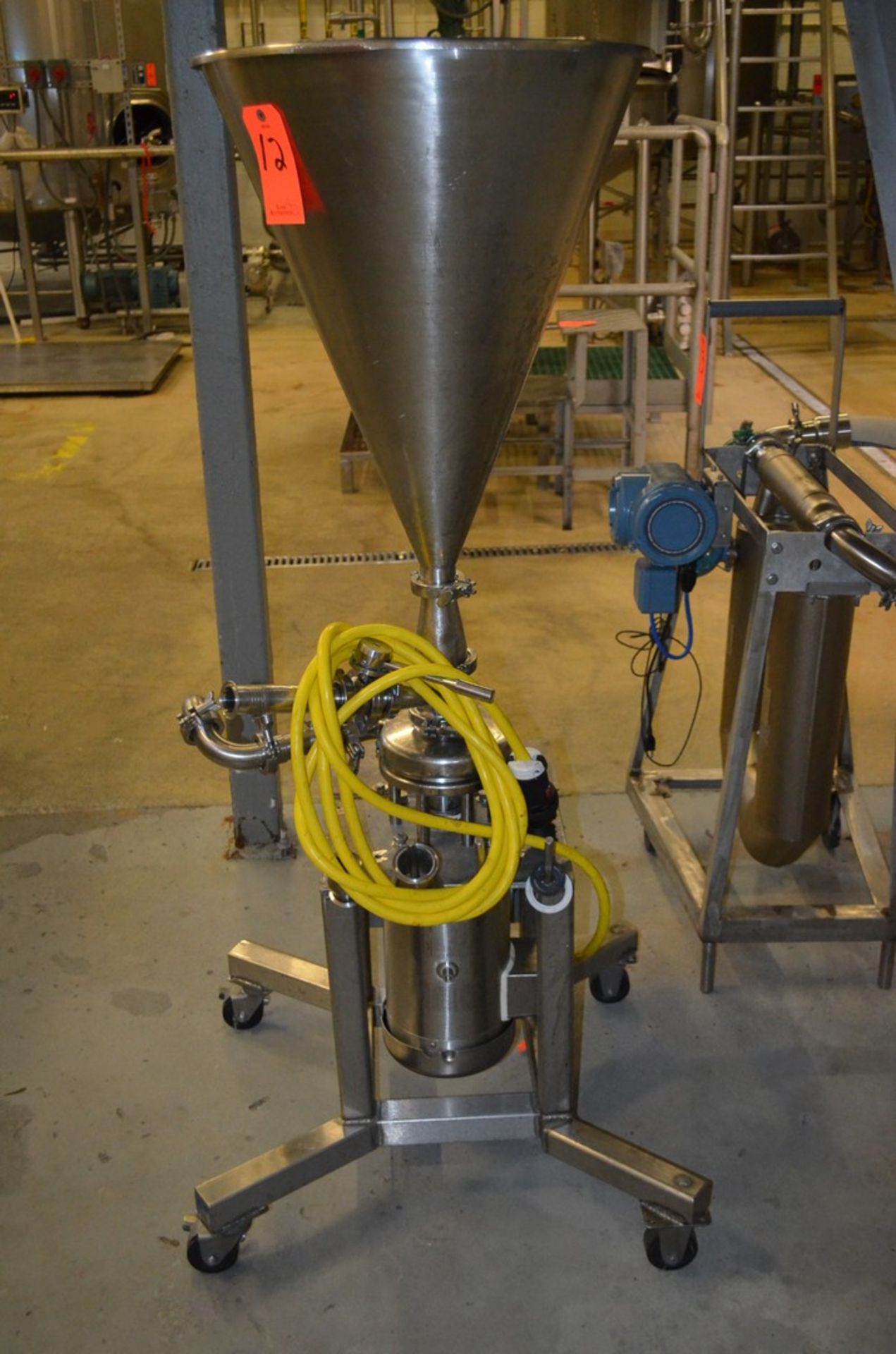 Stainless Steel Tri-Blender with Stainless Steel Hopper, Centrifugal Pump, Custom Stand with - Image 3 of 3