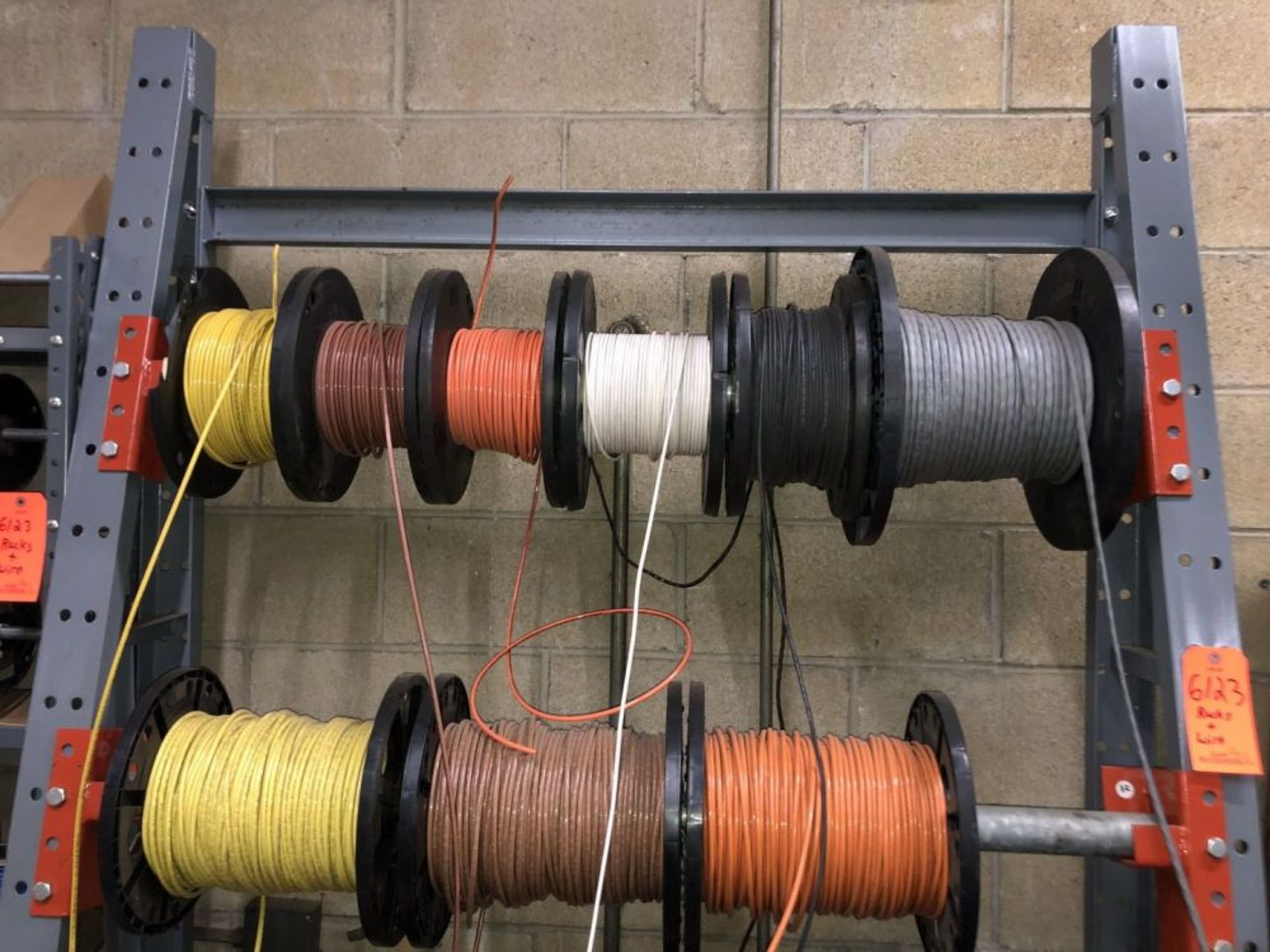 (2) Wire Management Systems with Assorted Spools of Wire. Location in Plant: Main Building - Image 15 of 19